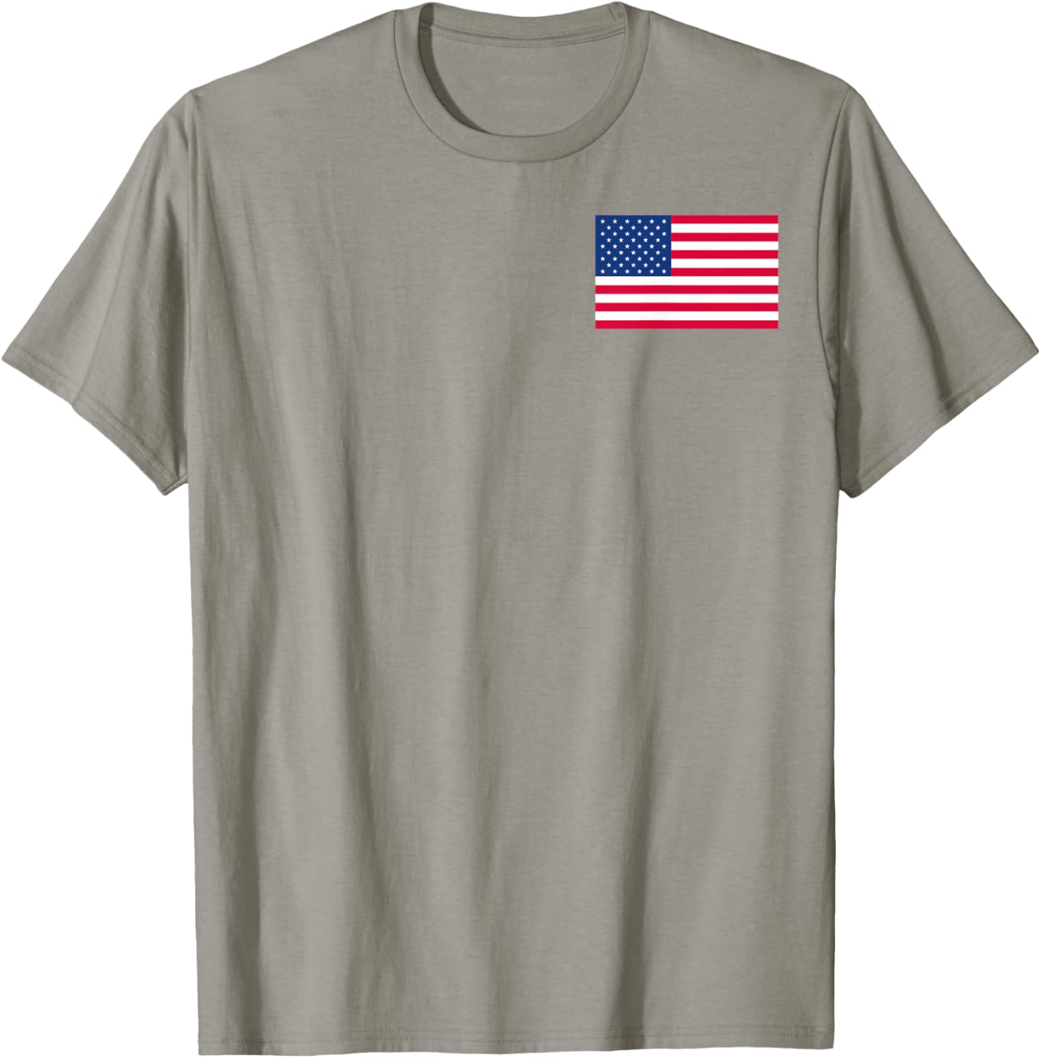 Patriotic American Flag Small Print T-Shirt for Casual Style Lovers - 16