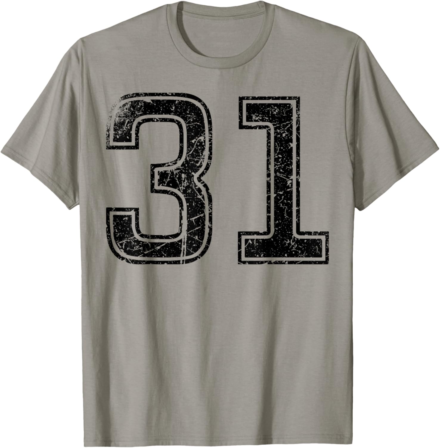 Vintage Sport Black Number 31 T-Shirt for Casual Style Enthusiasts - 5