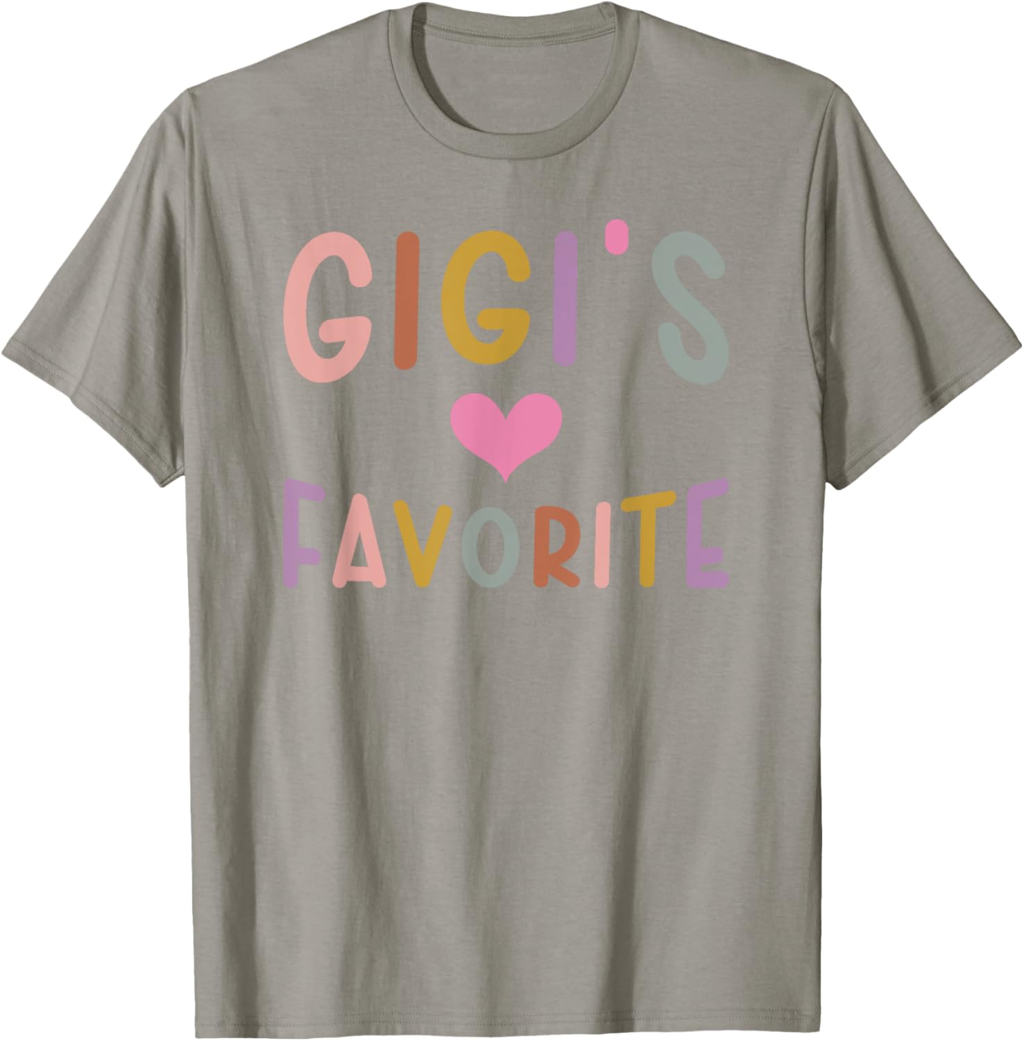Gigi's Favorite T-Shirt for Grandchildren - Cute Gift for Family Love - 6