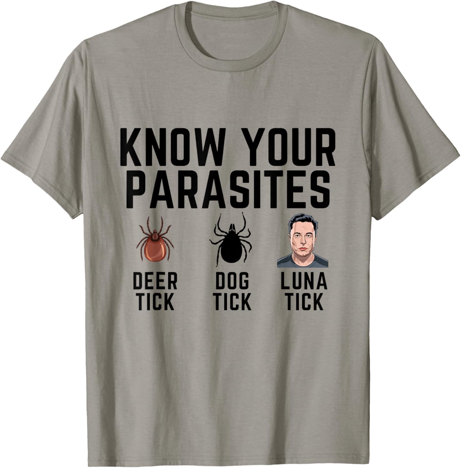 Know Your Parasites Anti Lunatic Doge T-Shirt for Fun Pet Lovers - 3