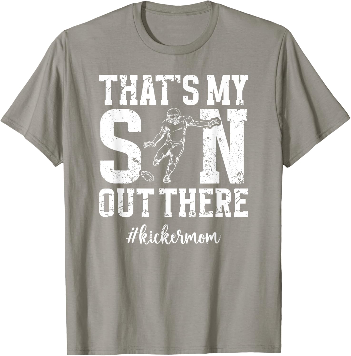 That's My Son Football Kicker Mom T-Shirt for Proud Football Moms - 13