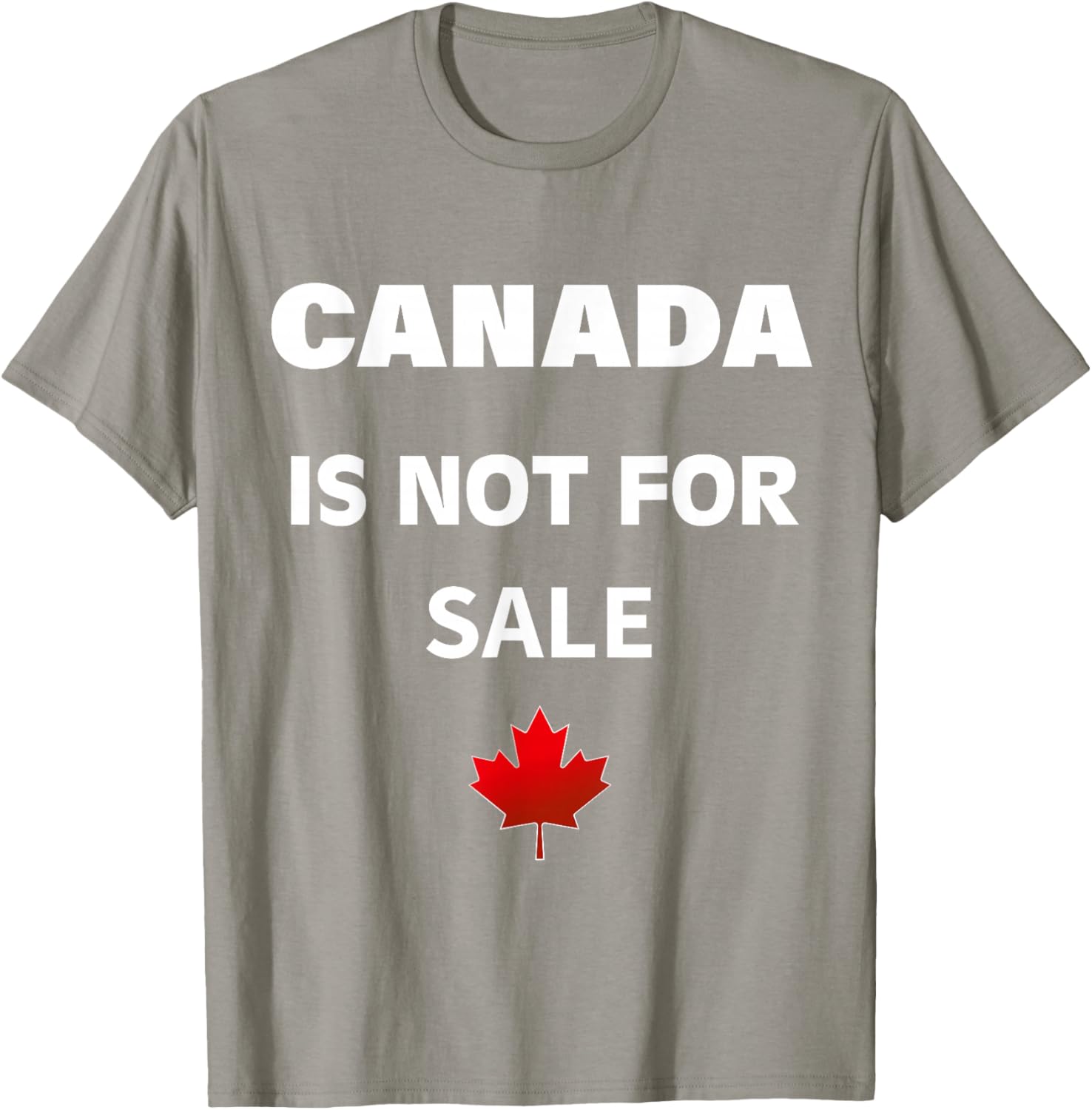 Proud Canadians T-Shirt - Canada Is Not For Sale, Unisex Black Tee - 8