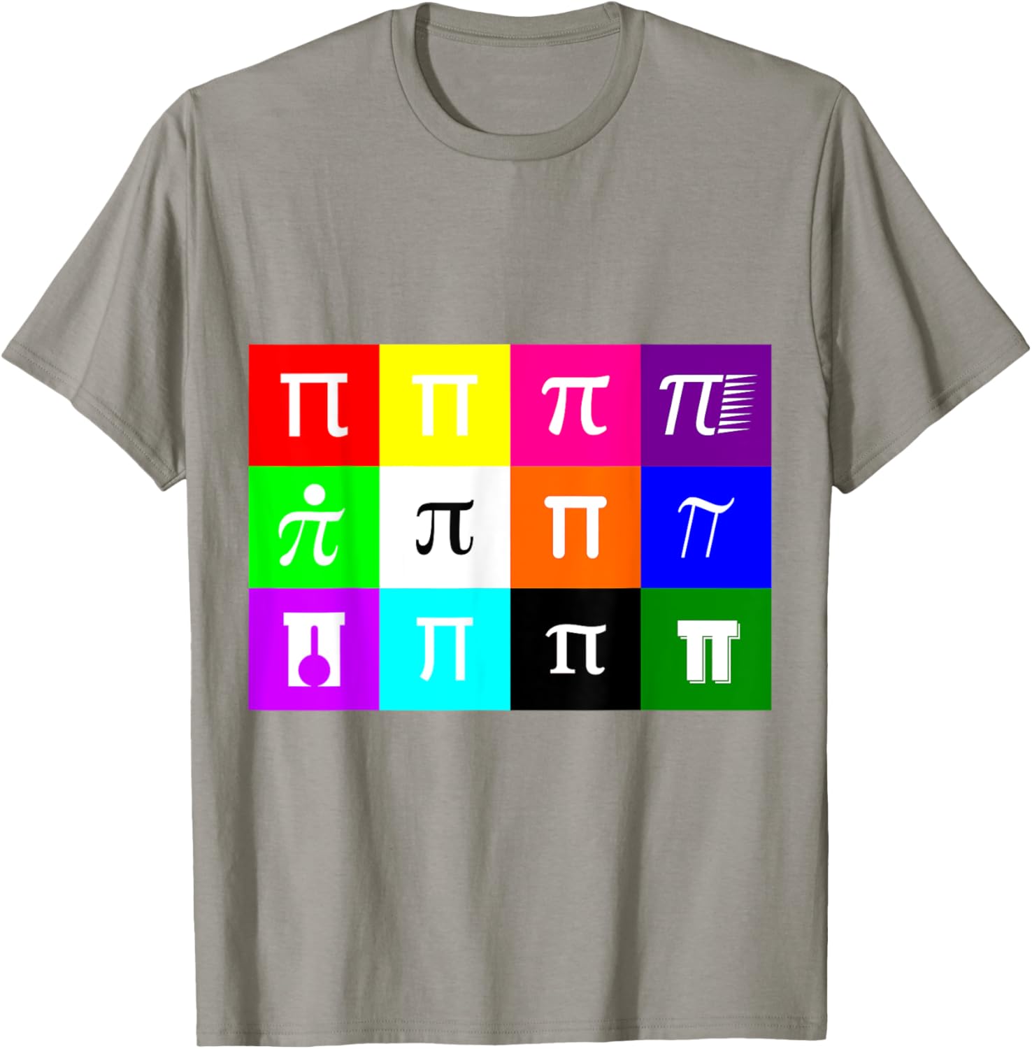 Colorblock Happy Pi Day T-Shirt for Math Geometry Nerds and Geeks - 2