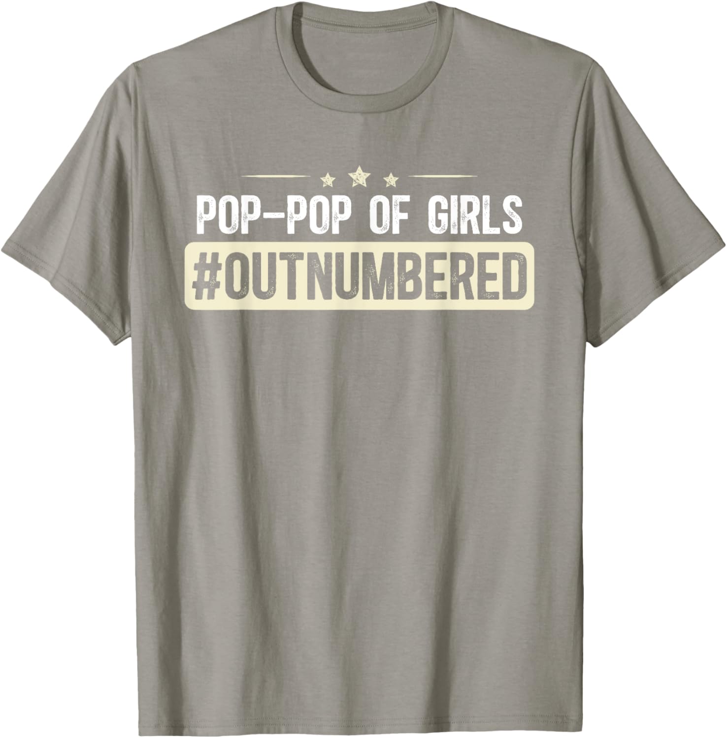 Pop Pop Of Girls Outnumbered Grandpa T-Shirt for Fun Family Moments - 9
