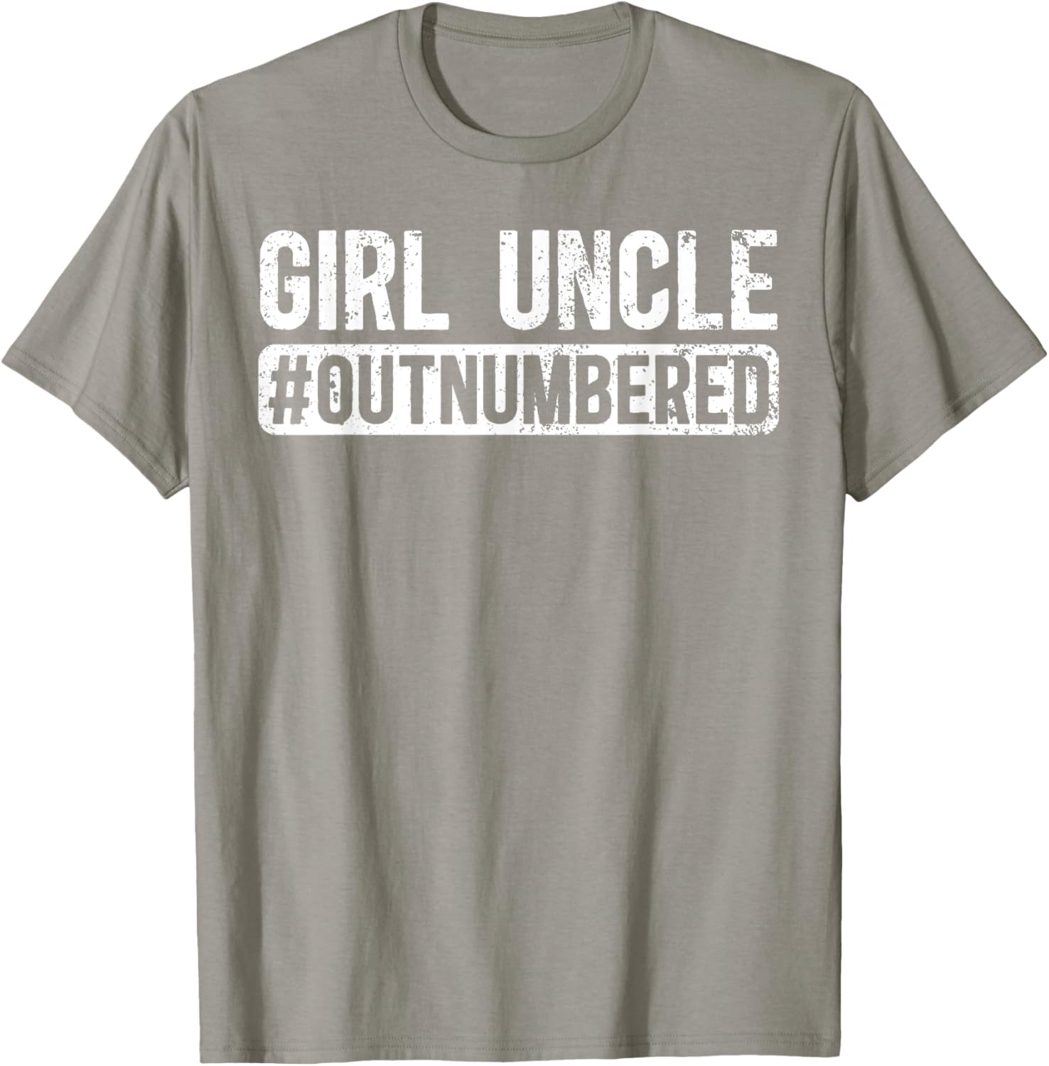 Funny Girl Uncle Outnumbered Girls T-Shirt for Cool Uncles - 16