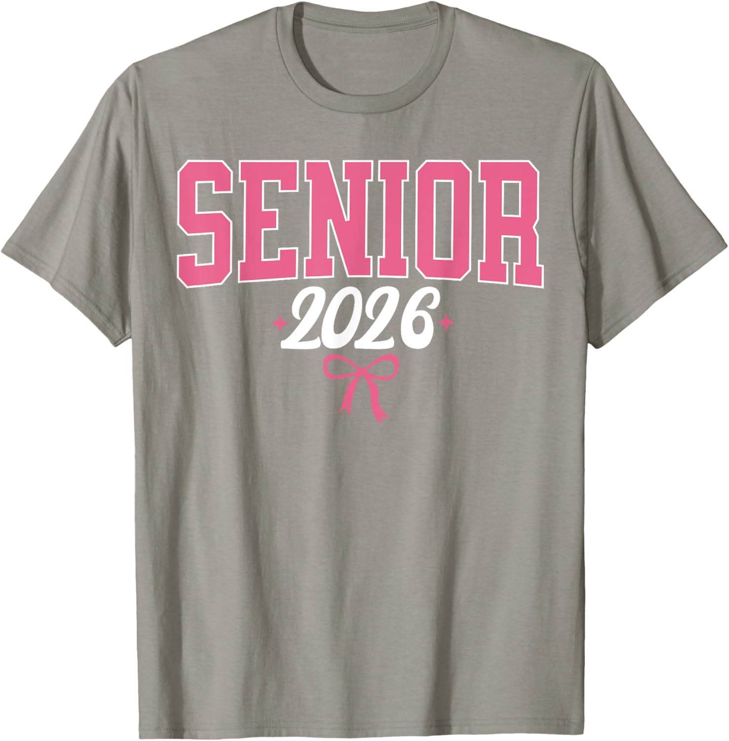 Pink Coquette Bow Graduation T-Shirt for Women Class of 2026 - 8
