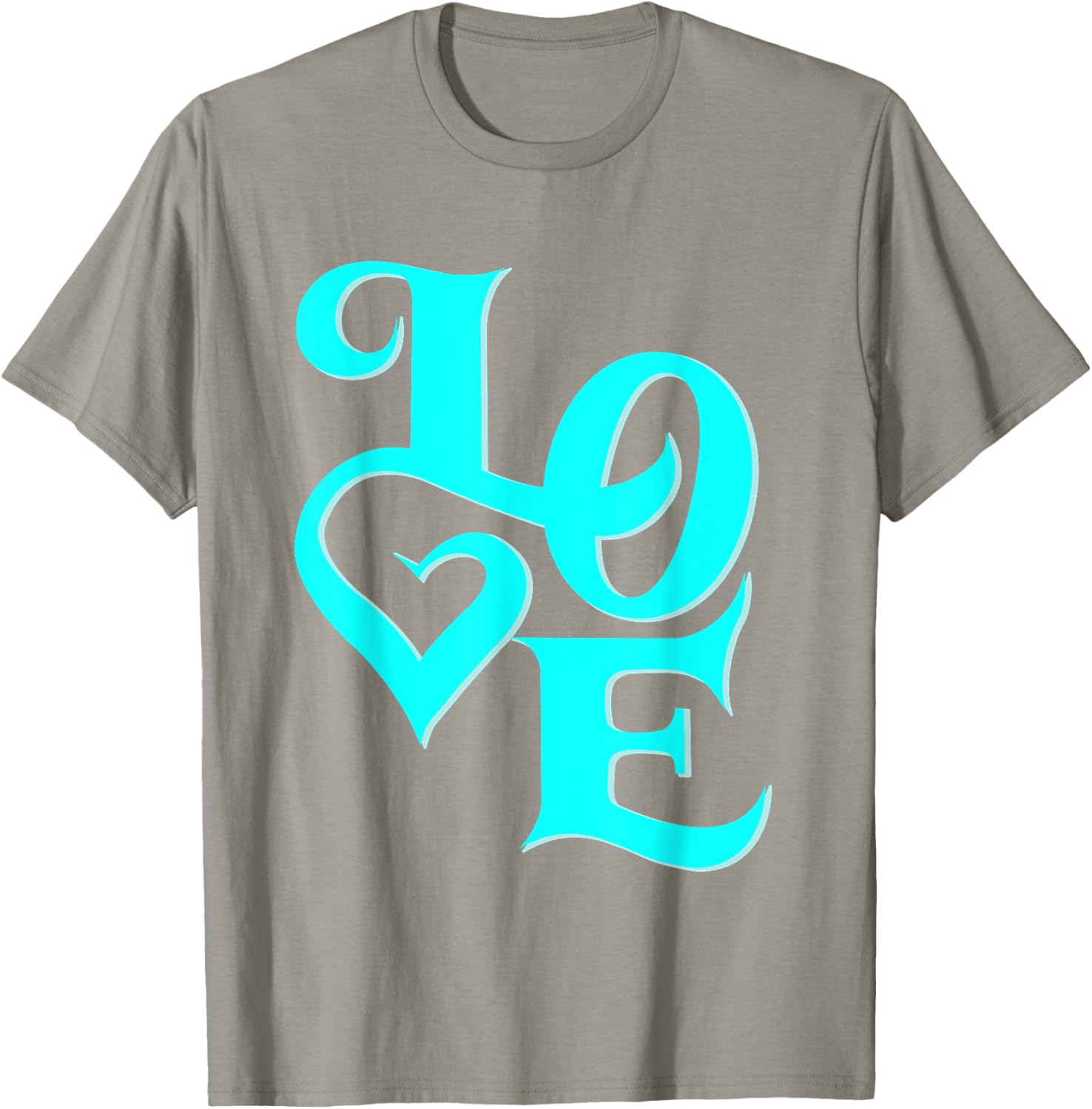 Stylish Turquoise Graphic T-Shirt Perfect for Fashionable Outfits - 25