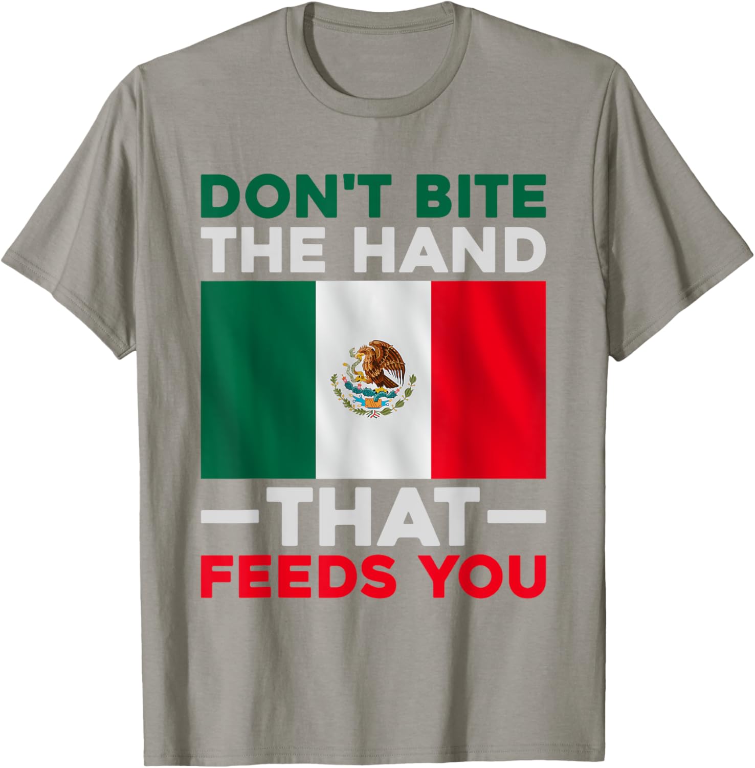 Don't Bite the Hand That Feeds You Immigration Ice Raids T-Shirt - 4