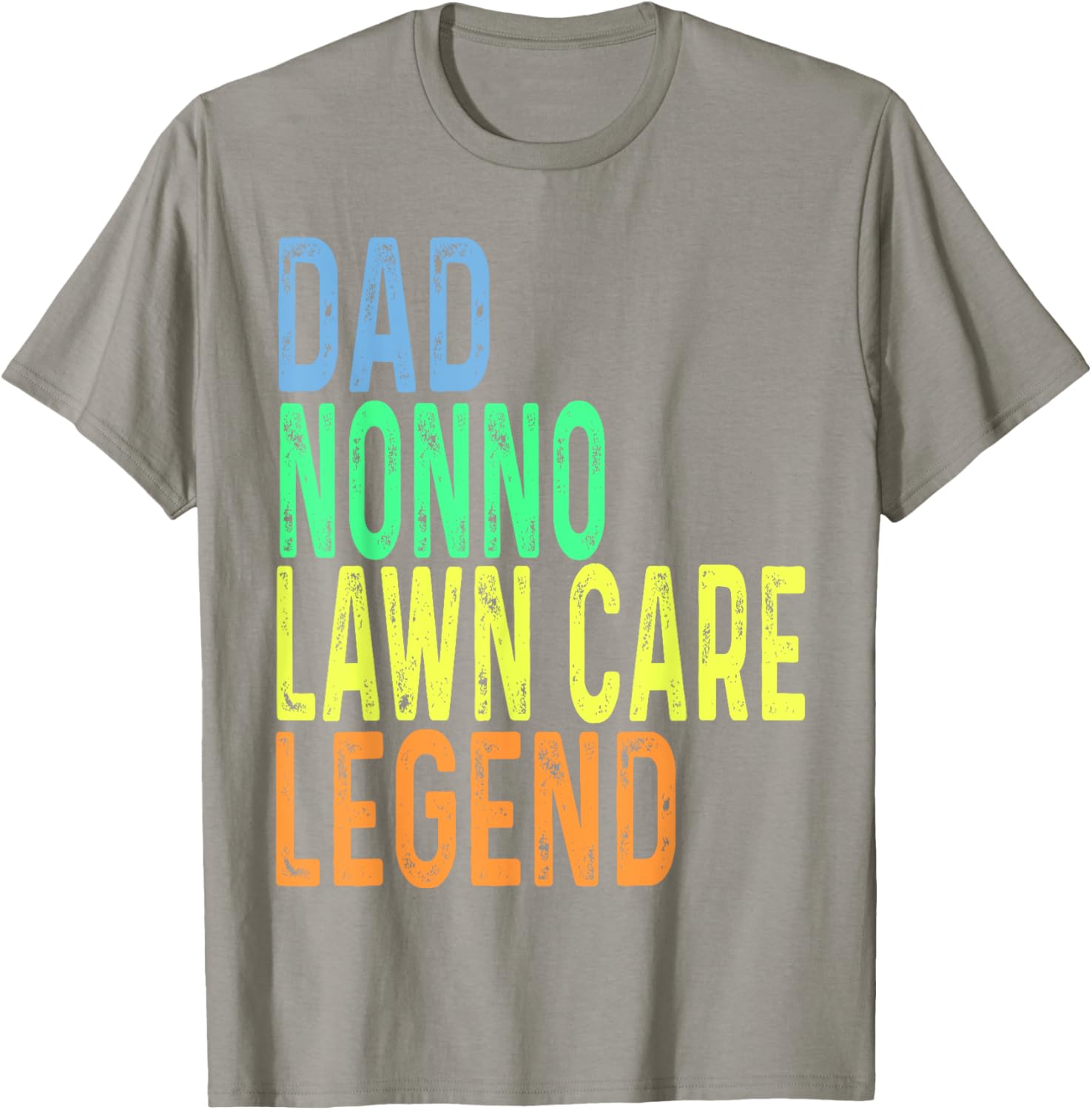 Funny Dad Nonno Lawn Care Legend T-Shirt for Grass Mowing Enthusiasts - 3