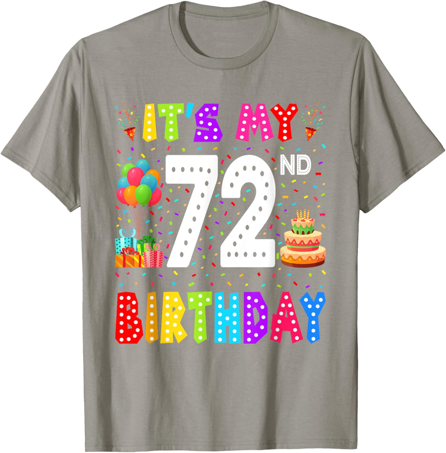 Funny 72nd Birthday T-Shirt for Men and Women - Perfect Gift Idea - 26