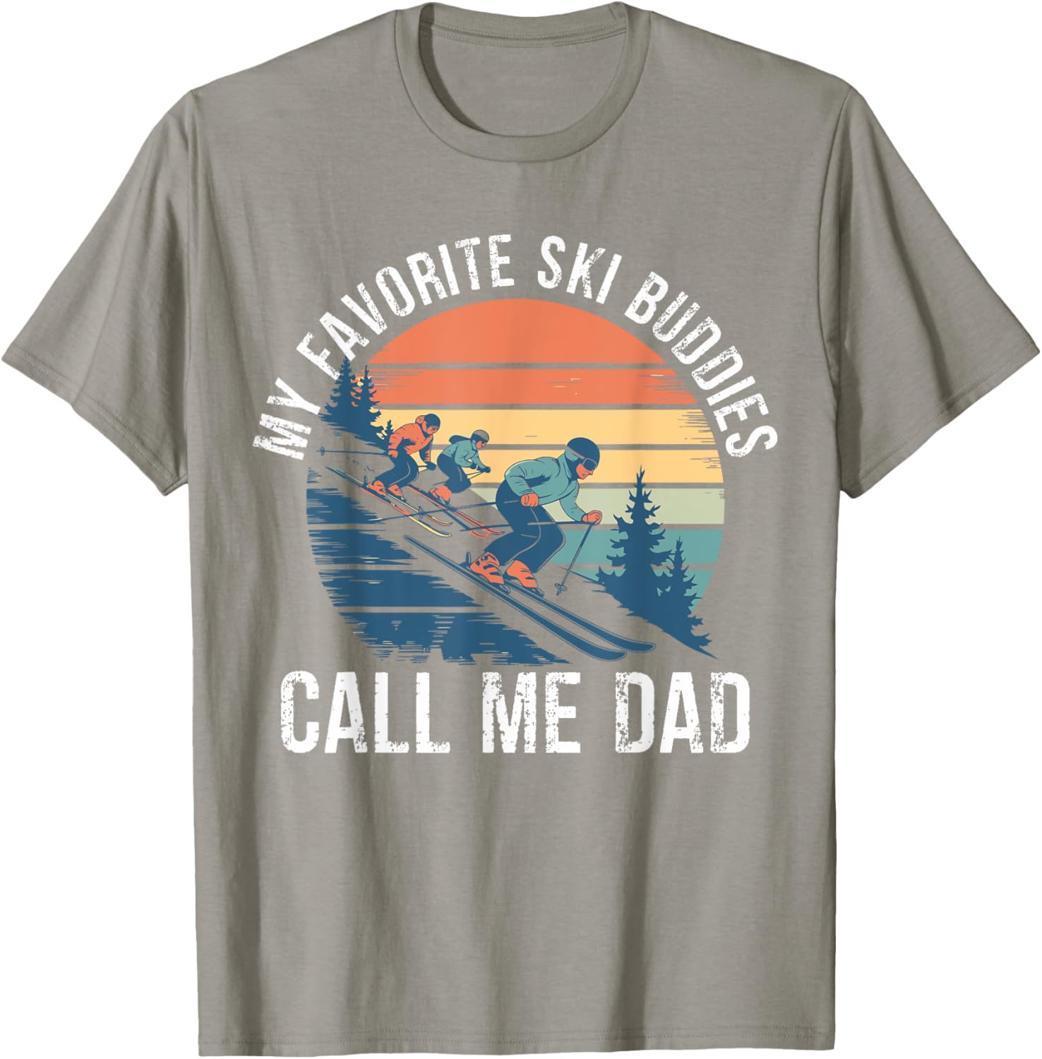 Retro Ski Dad T-Shirt for Ski Lovers, Perfect Gift for Ski Buddies - 27