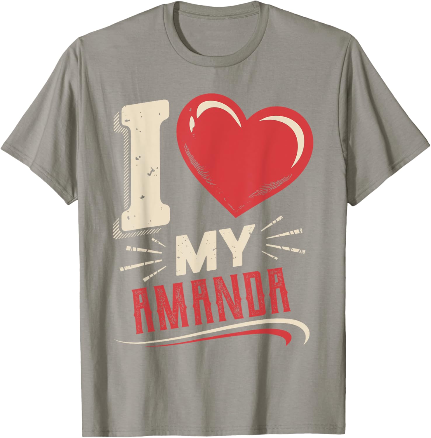 I Love My AMANDA T-Shirt Perfect Gift for AMANDA - Stylish and Fun Design - 5