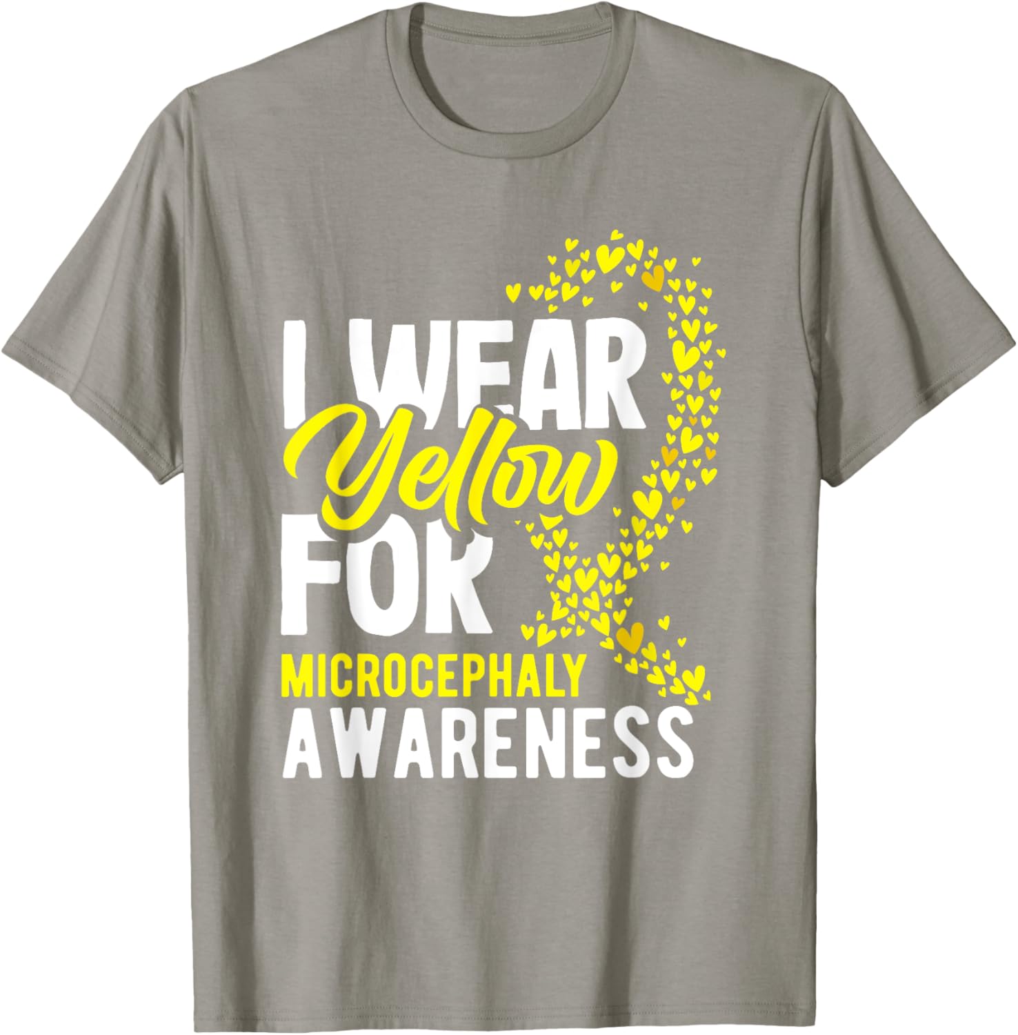 I Wear Yellow For Microcephaly Awareness T-Shirt - Support a Cause - 10