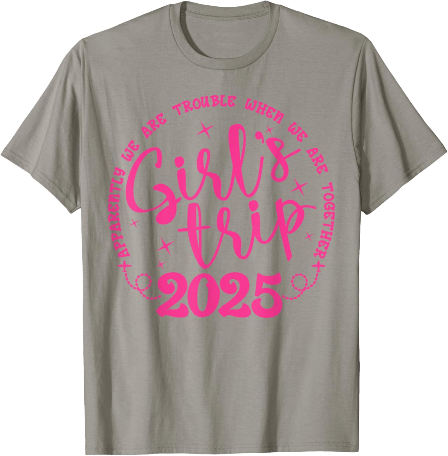 Funny Girls Trip T-Shirt for Women's Weekend Vacation 2025 - 11