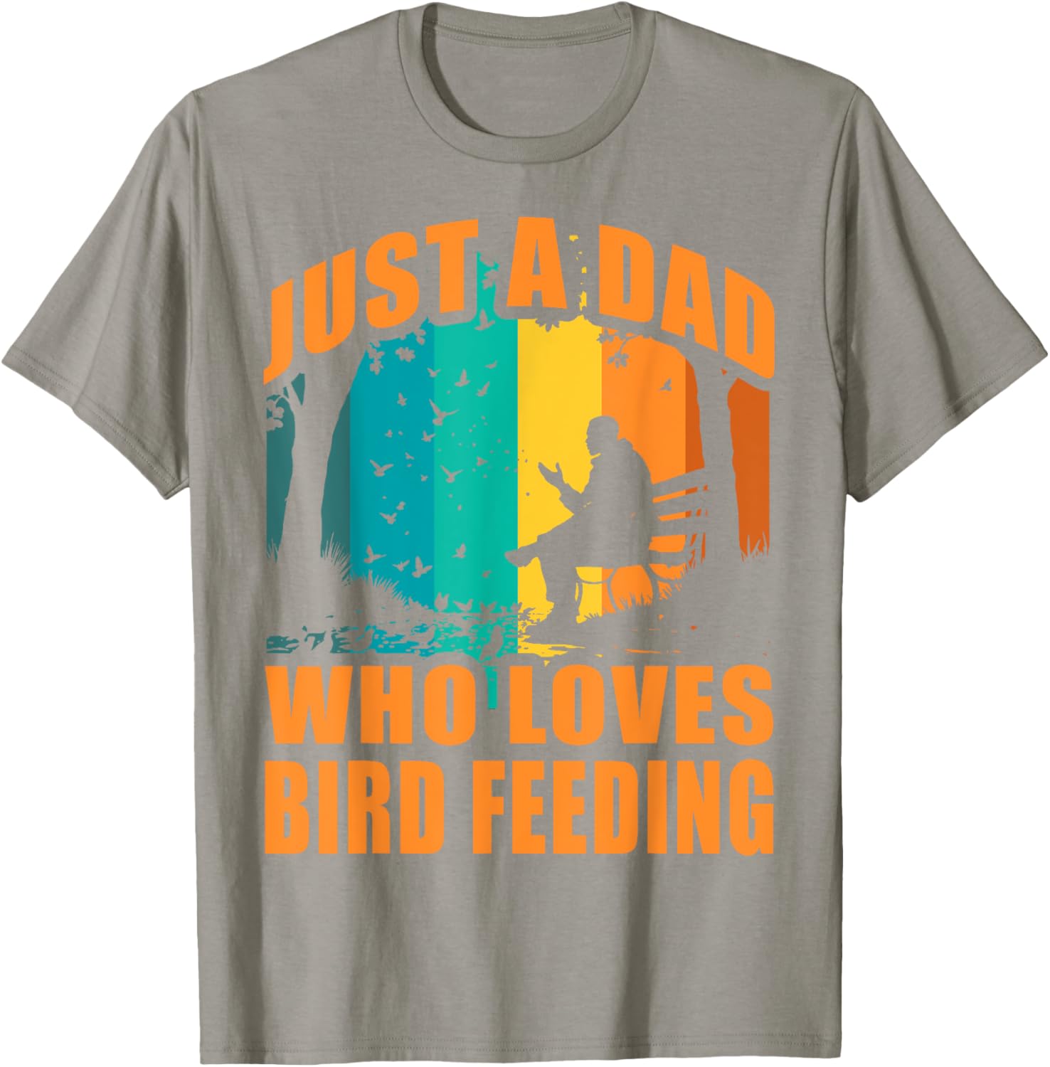 Funny Birdwatching T-Shirt for Dads Who Love Bird Feeding Activities - 13
