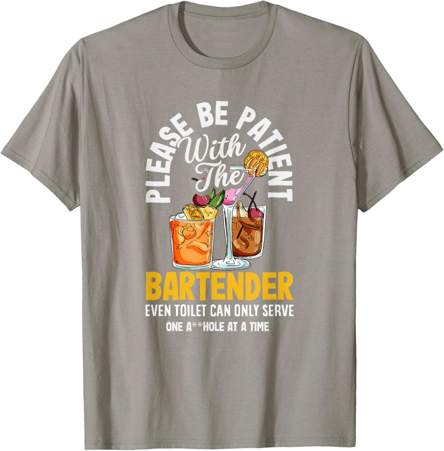 Funny Bartender Please Be Patient T-Shirt for Bar Lovers and Friends - 2