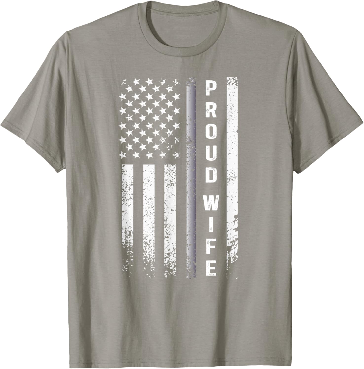 Proud Corrections Officer Wife US Flag T-Shirt Stylish and Comfortable Apparel - 16
