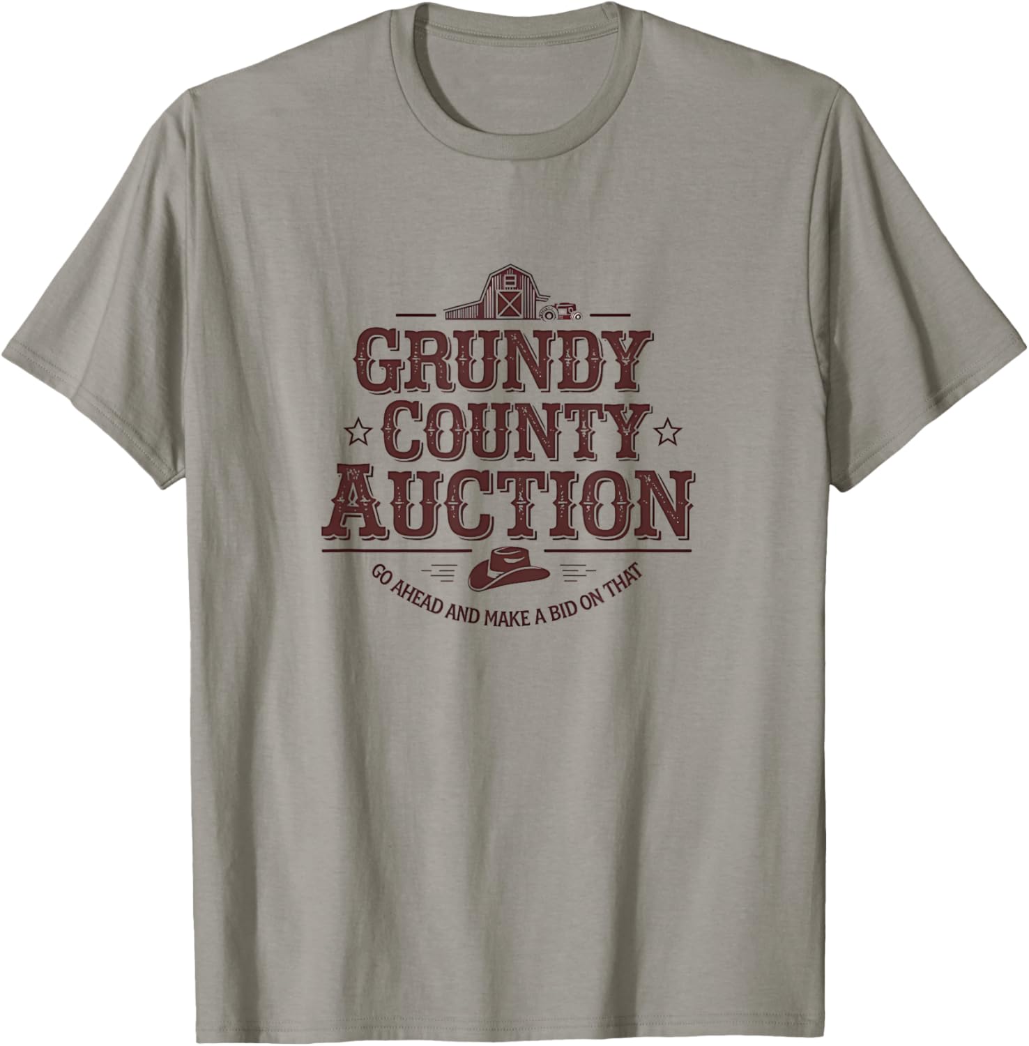 Grundy County Auction T-Shirt for Casual Style and Comfort - 1