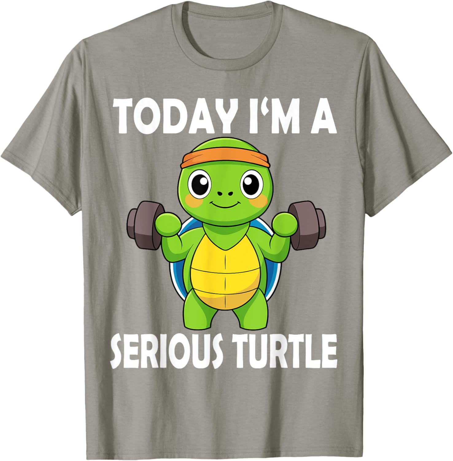 Serious Turtle Funny Fitness Gym T-Shirt for Weightlifting Enthusiasts - 18