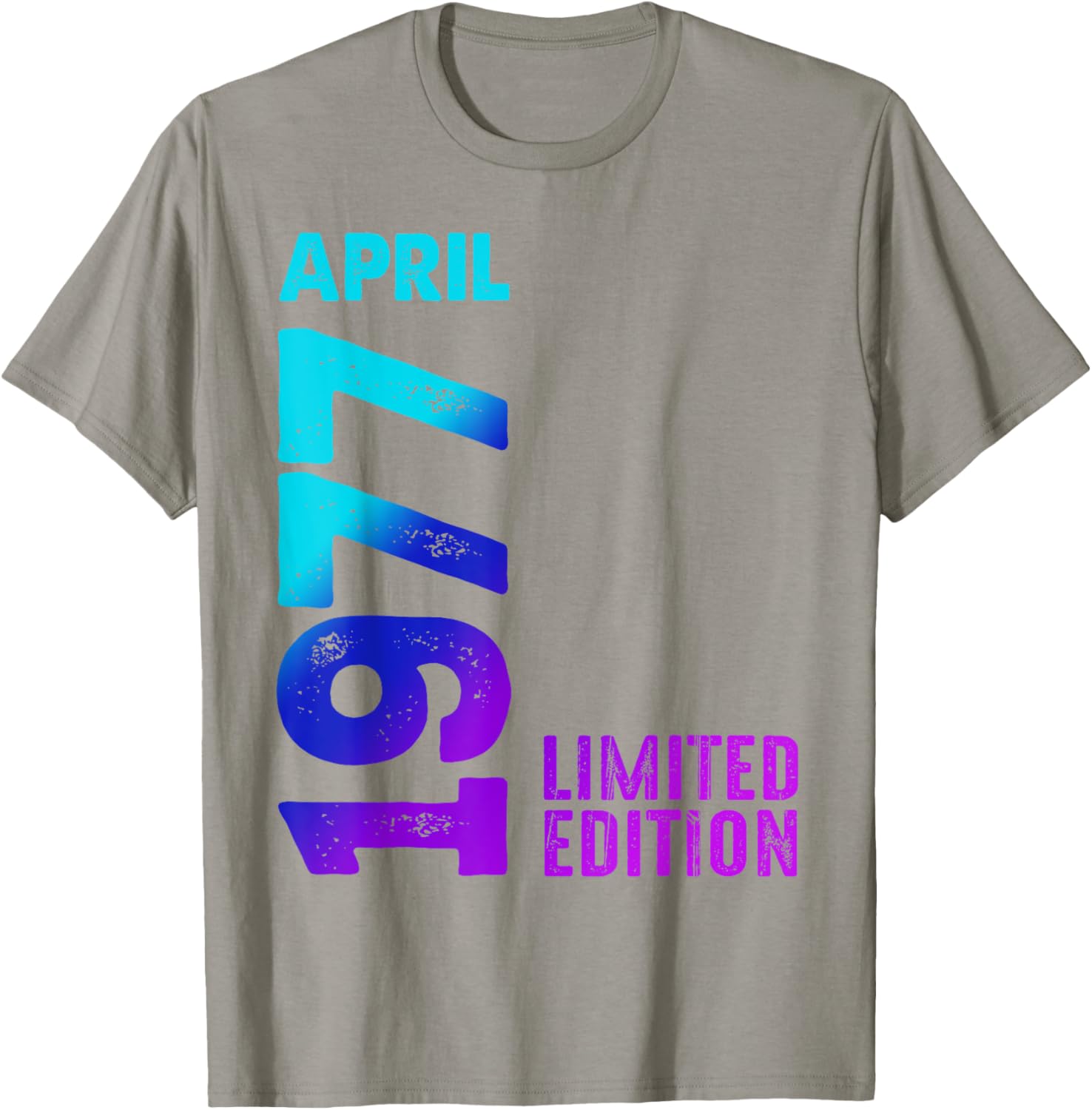Vintage 1977 Retro T-Shirt Limited Edition Celebrate April Birthdays - 19