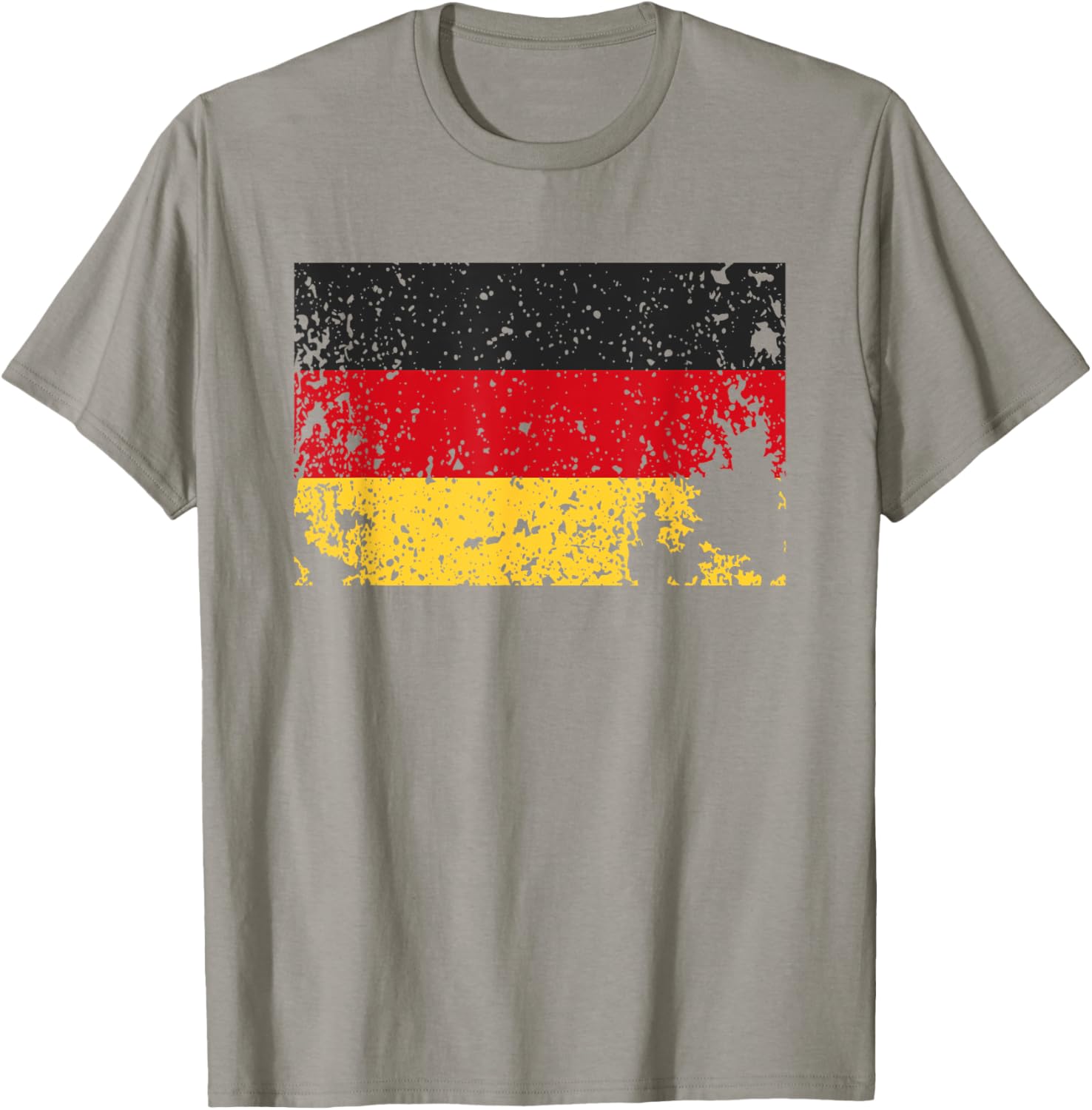 Retro Worn Germany Flag T-Shirt Grunge Distressed German Colors Style - 14