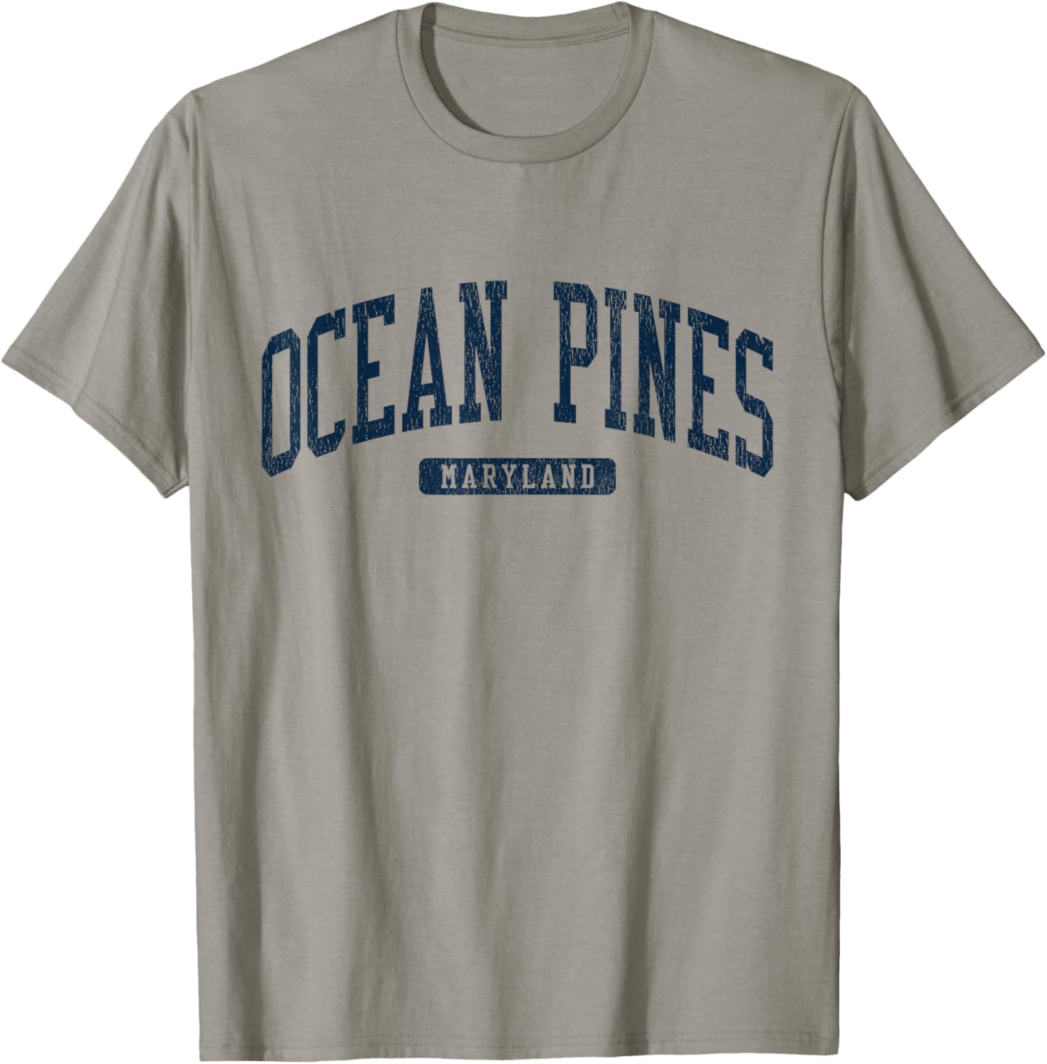 Ocean Pines Maryland College Style Blue T-Shirt for Casual Wear - 6