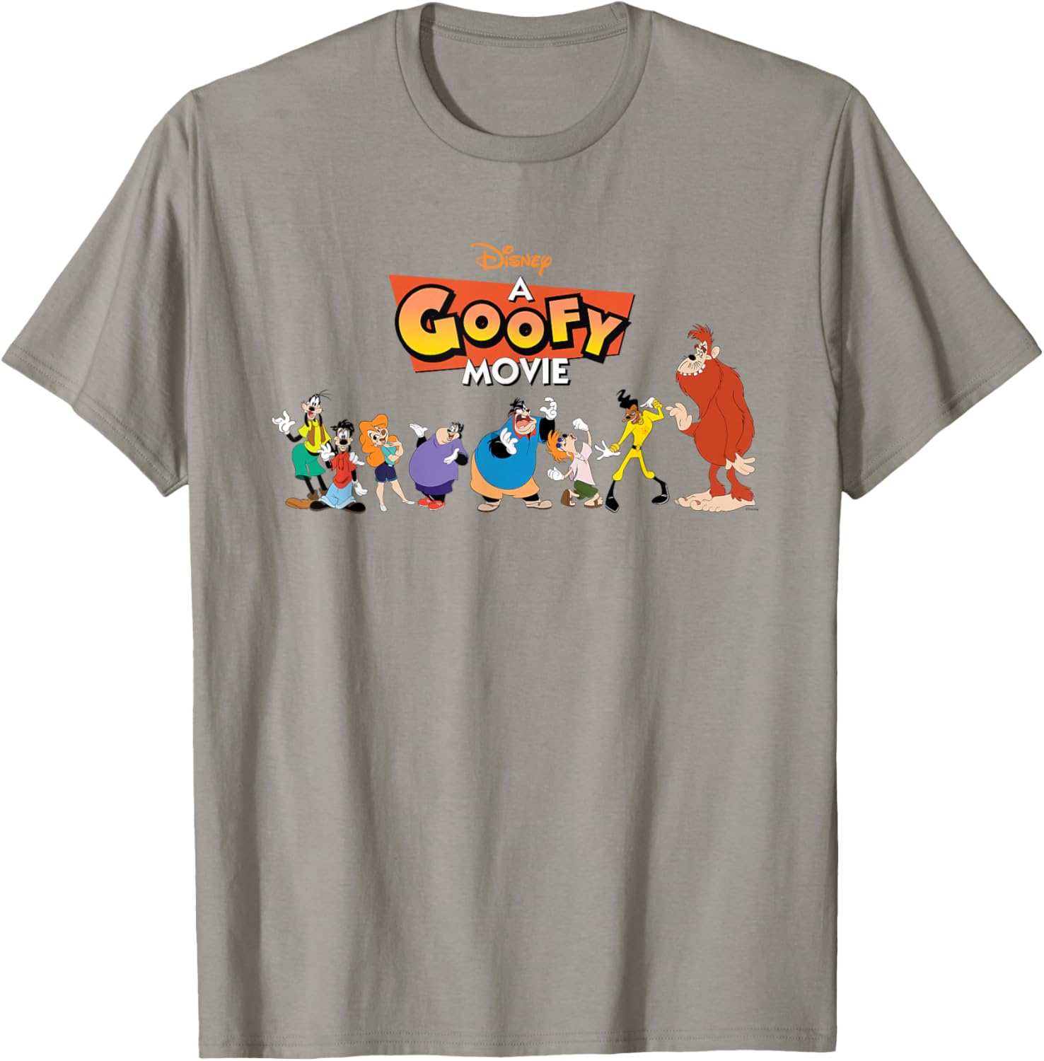 Disney A Goofy Movie 30th Anniversary Character Logo T-Shirt for Fans - 6