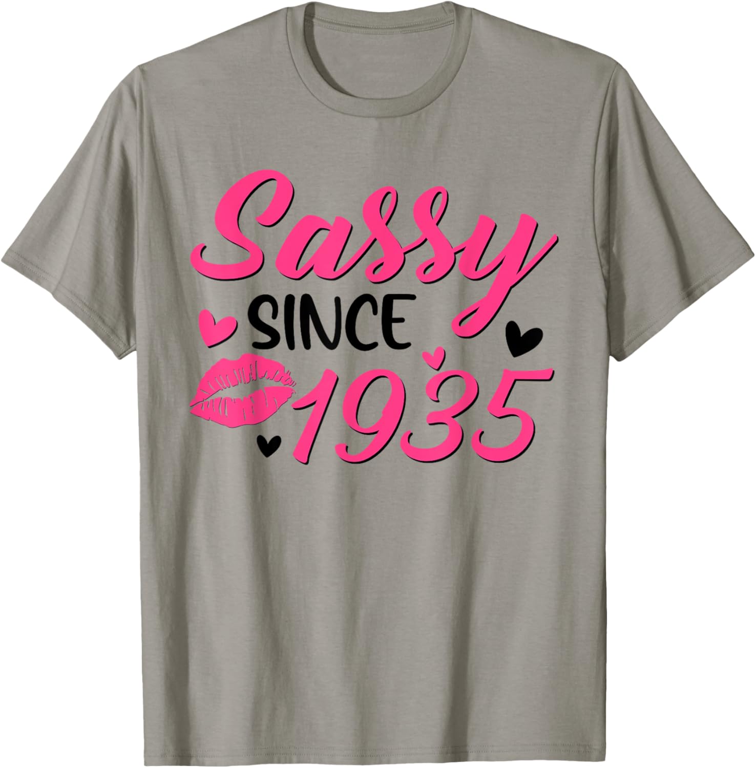 Sassy Since 1935 90th Birthday T-Shirt for Women Celebrating 90 Years - 10
