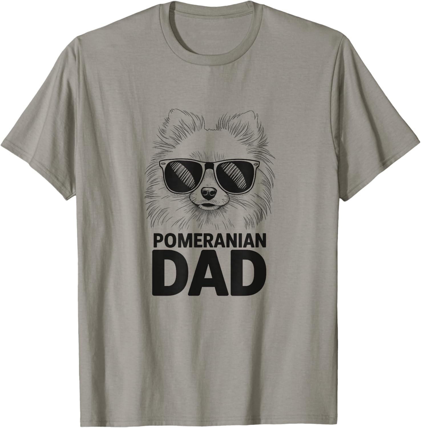 Pomeranian Dad T-Shirt for Men Cute Pom Dog Design Gift Idea - 6