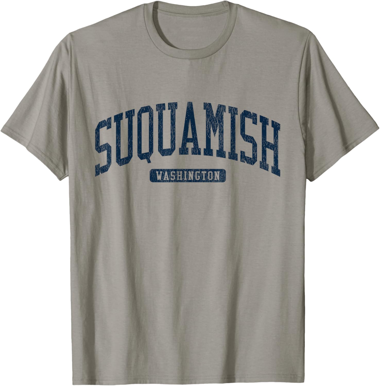Suquamish Washington College University Blue T-Shirt for Casual Wear - 3