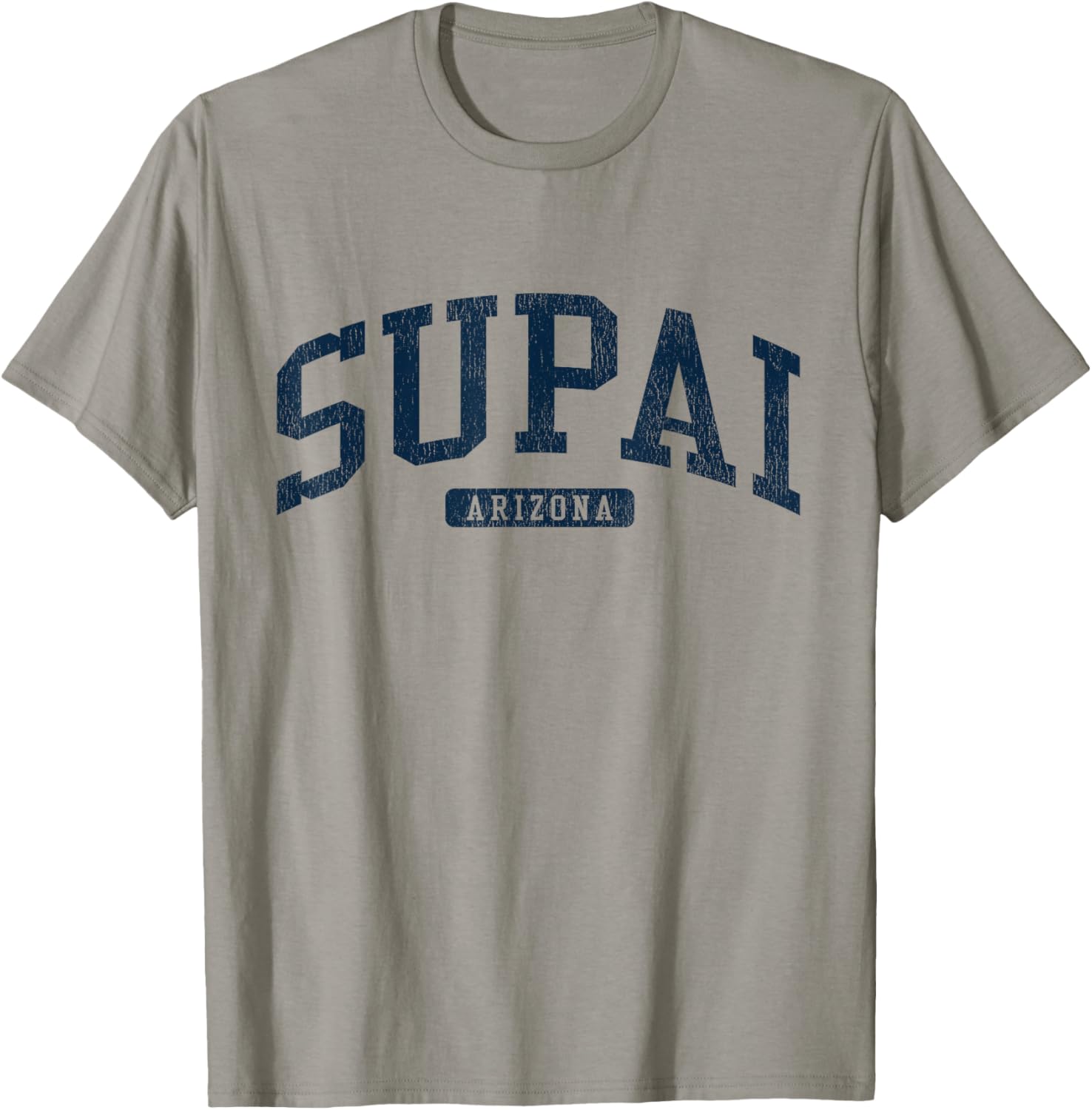 Supai Arizona College University Style Blue T-Shirt for a Casual Look - 15