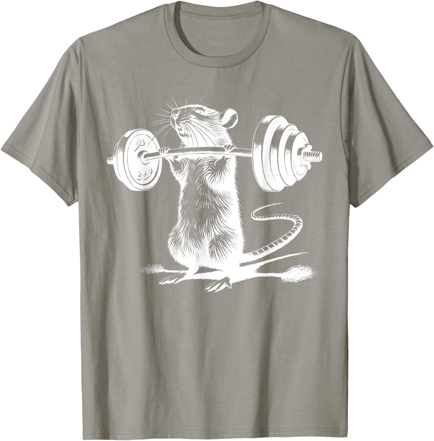 Retro Gym Rat Fitness T-Shirt for Bodybuilding and Weight Lifting Fans - 21