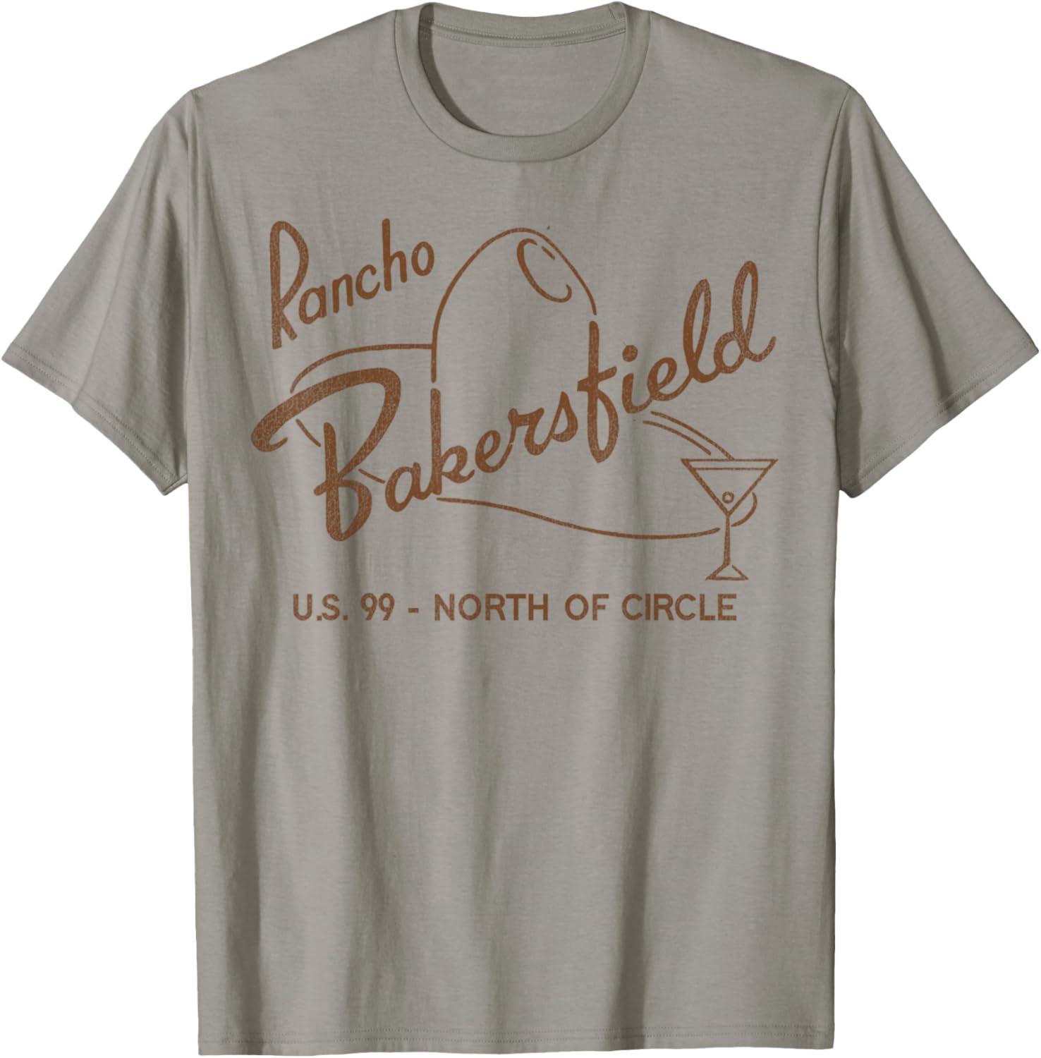 Vintage Rancho Bakersfield Retro Motel T-Shirt for California Lovers - 26