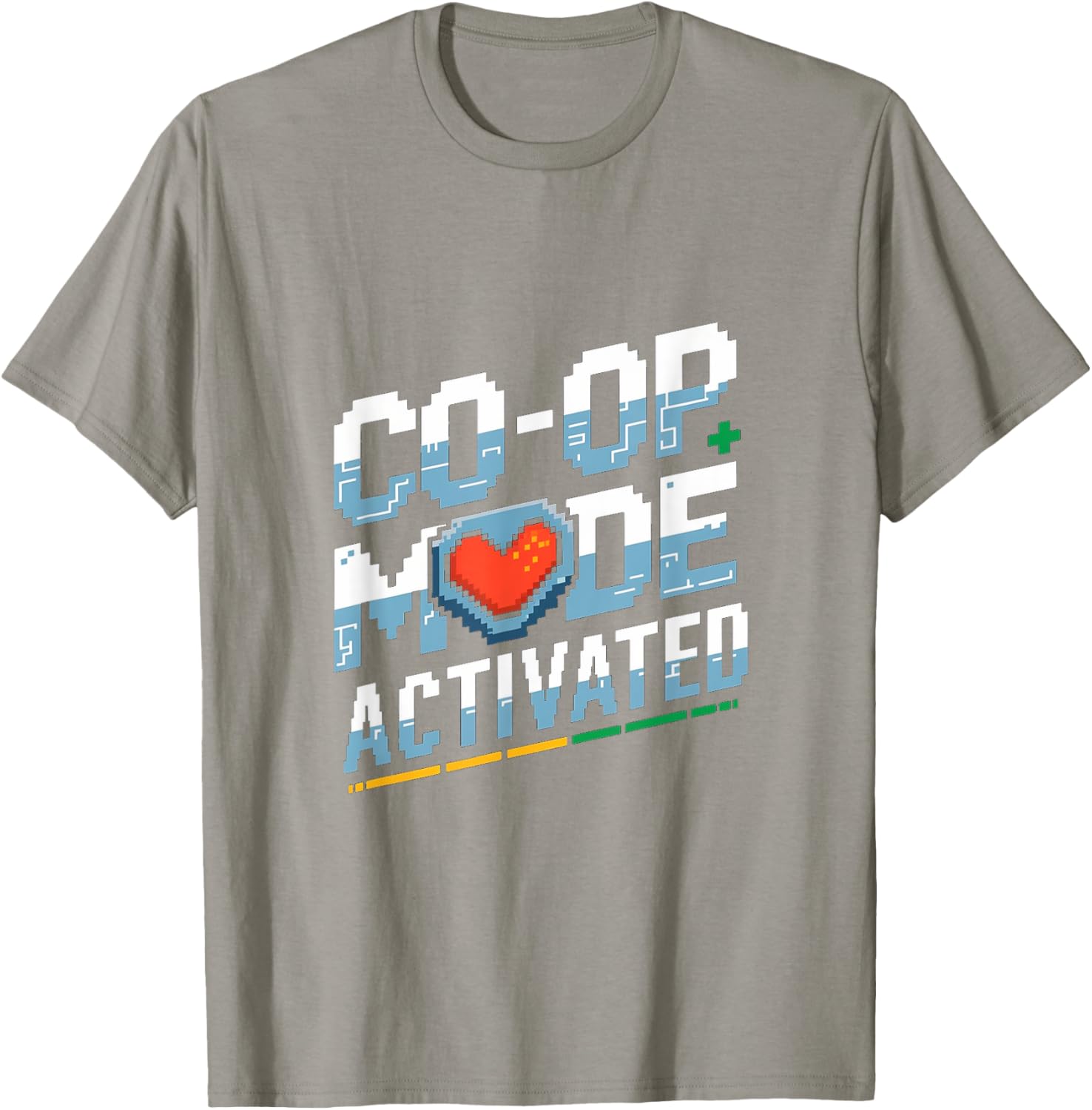 Matching Gamer Couple Retro Co-Op Mode T-Shirt for Fun Gaming Sessions - 3