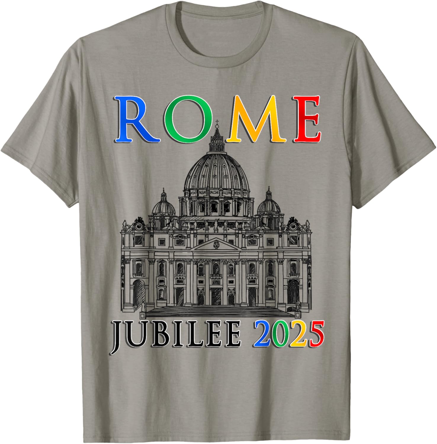Rome Jubilee Pilgrims of Hope 2025 Vatican T-Shirt for Faithful Travelers - 20