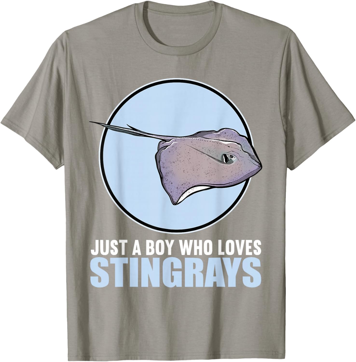 Just a Boy Who Loves Stingrays Cute Stingray T-Shirt for Kids - 2