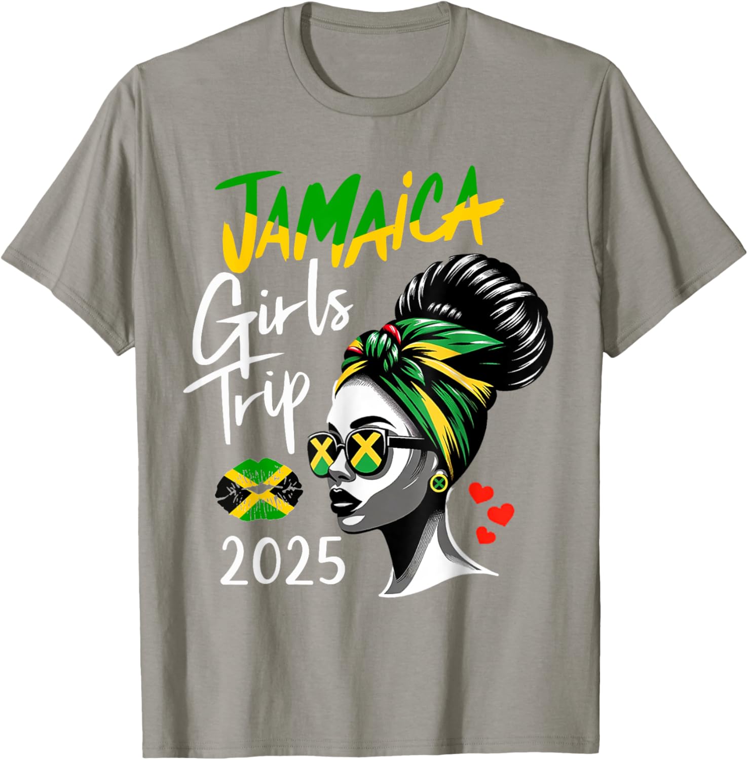 Jamaica Girls Trip 2025 Matching Summer Vacation T-Shirt for Women - 1