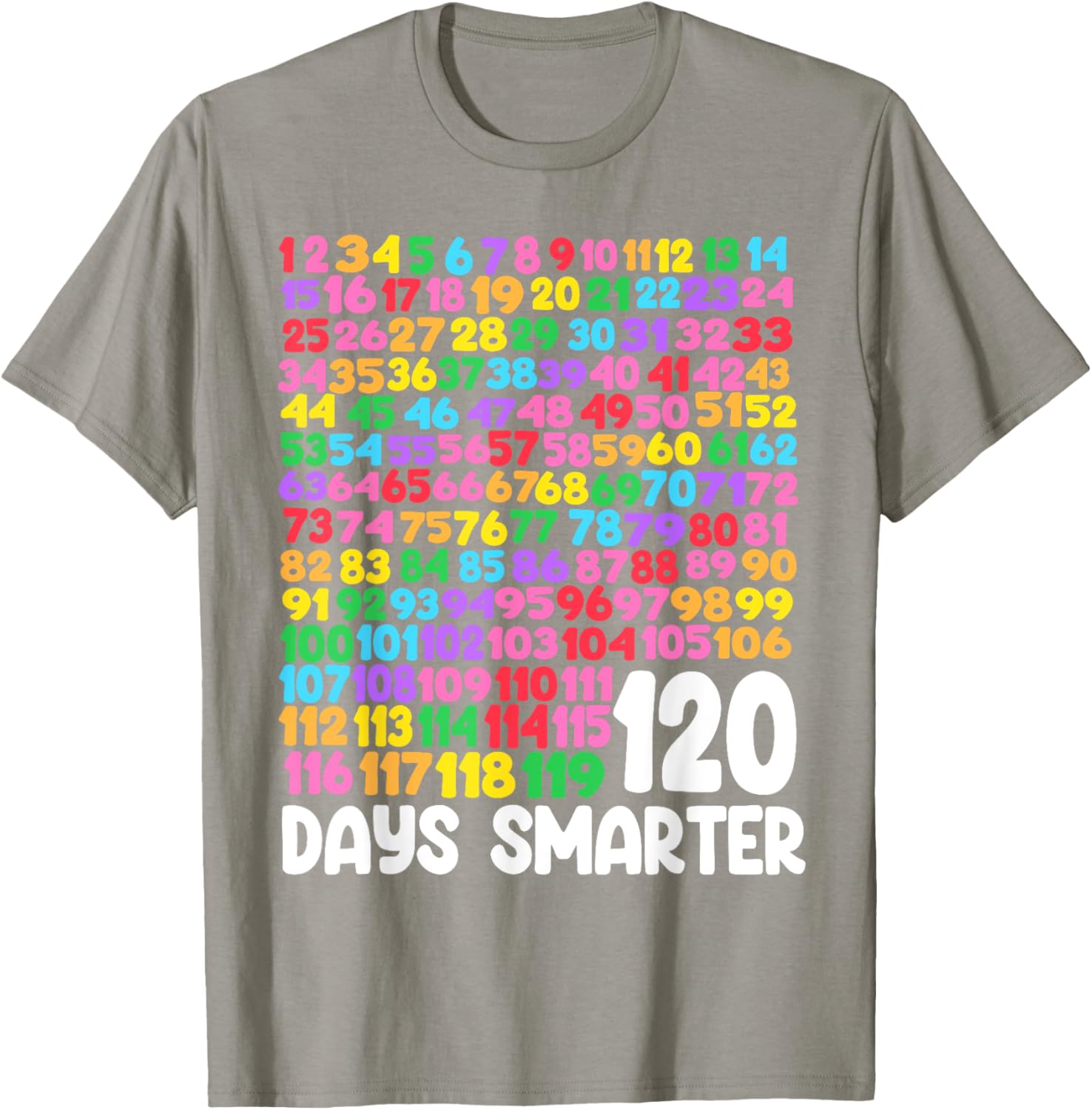 120 Days Smarter School Math T-Shirt Perfect for Students and Teachers - 7