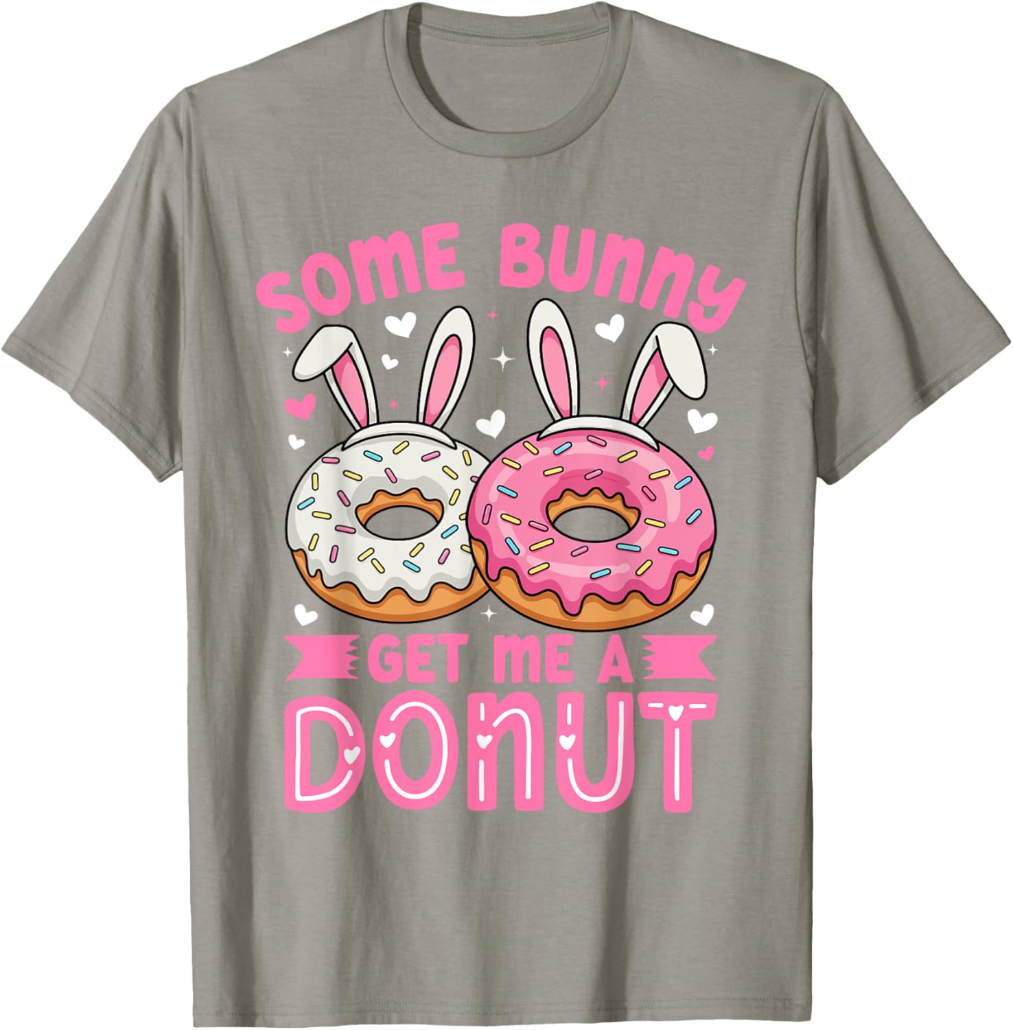 Some Bunny Get Me A Donut Funny Easter Bunny T-Shirt for Foodies - 14