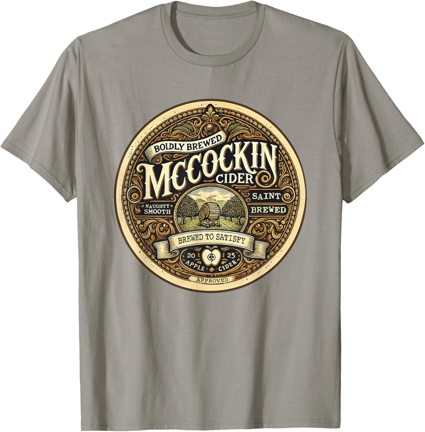 Funny Mccockin Cider St Patricks Day T-Shirt for Adults - Humor Apparel - 8