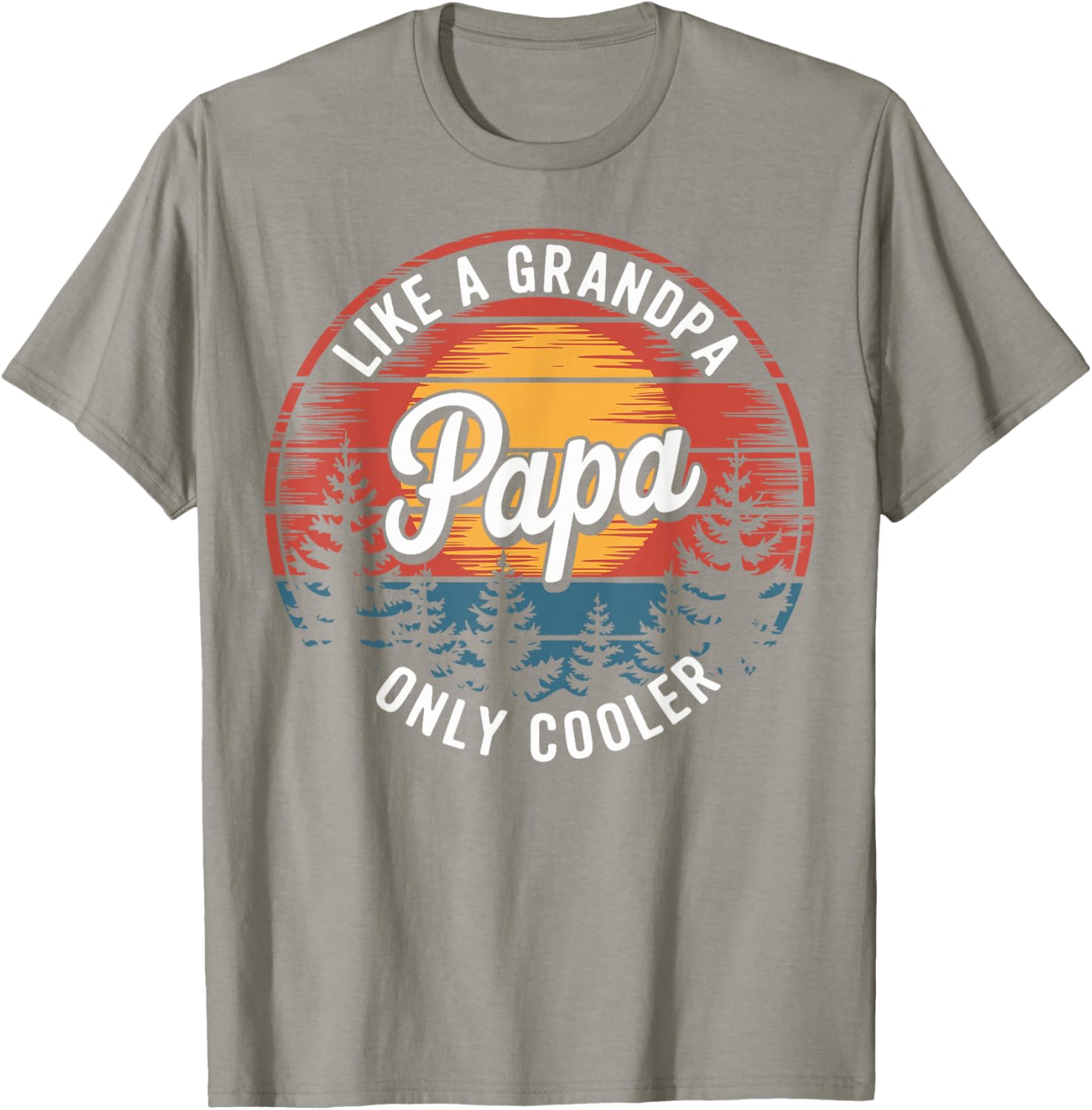 Cool Funny Dad T-Shirt Papa Like A Grandpa Definition Gift for Fathers - 4