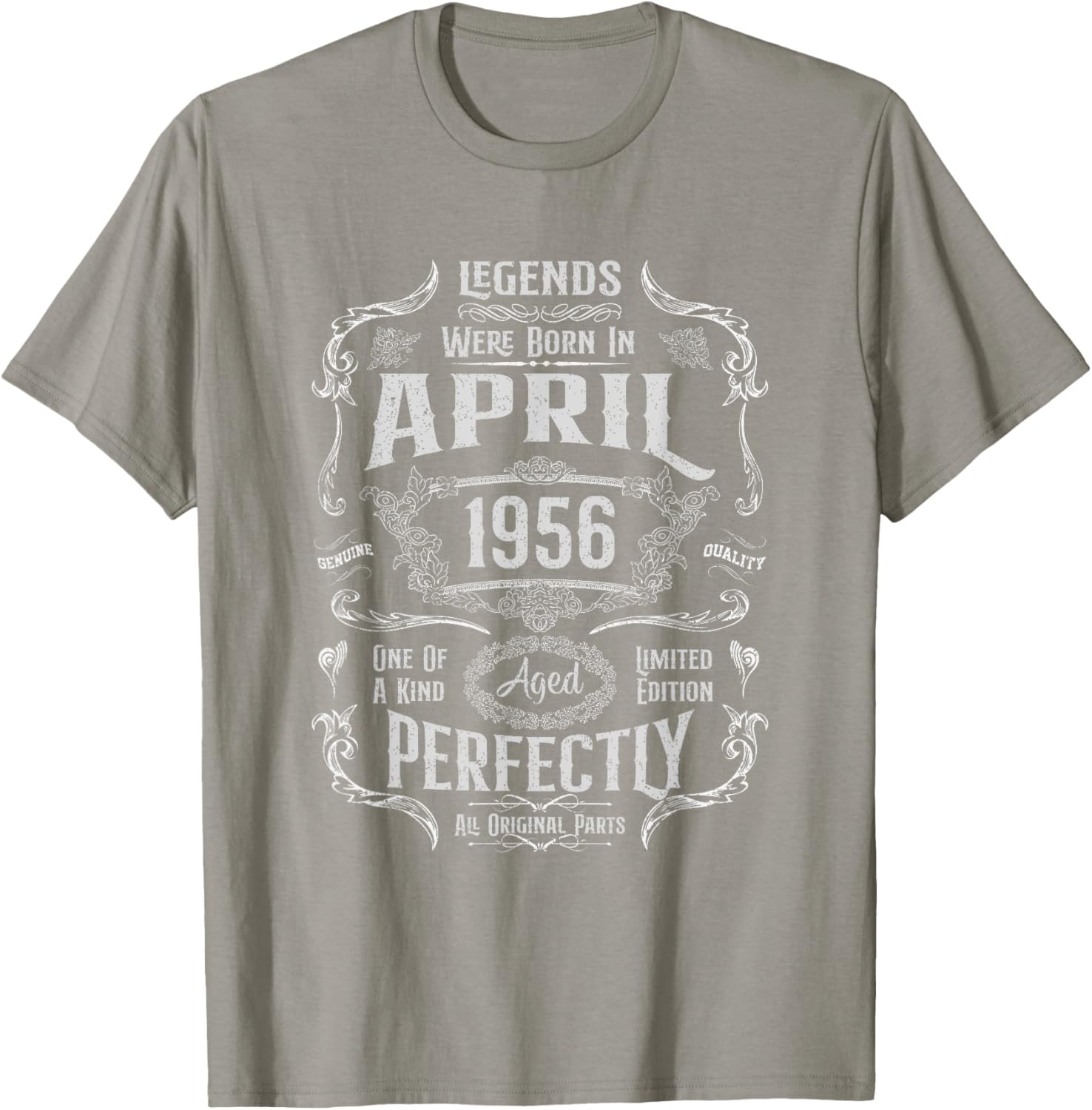 Vintage 69th Birthday Legends April 1956 T-Shirt for Memorable Celebrations - 4