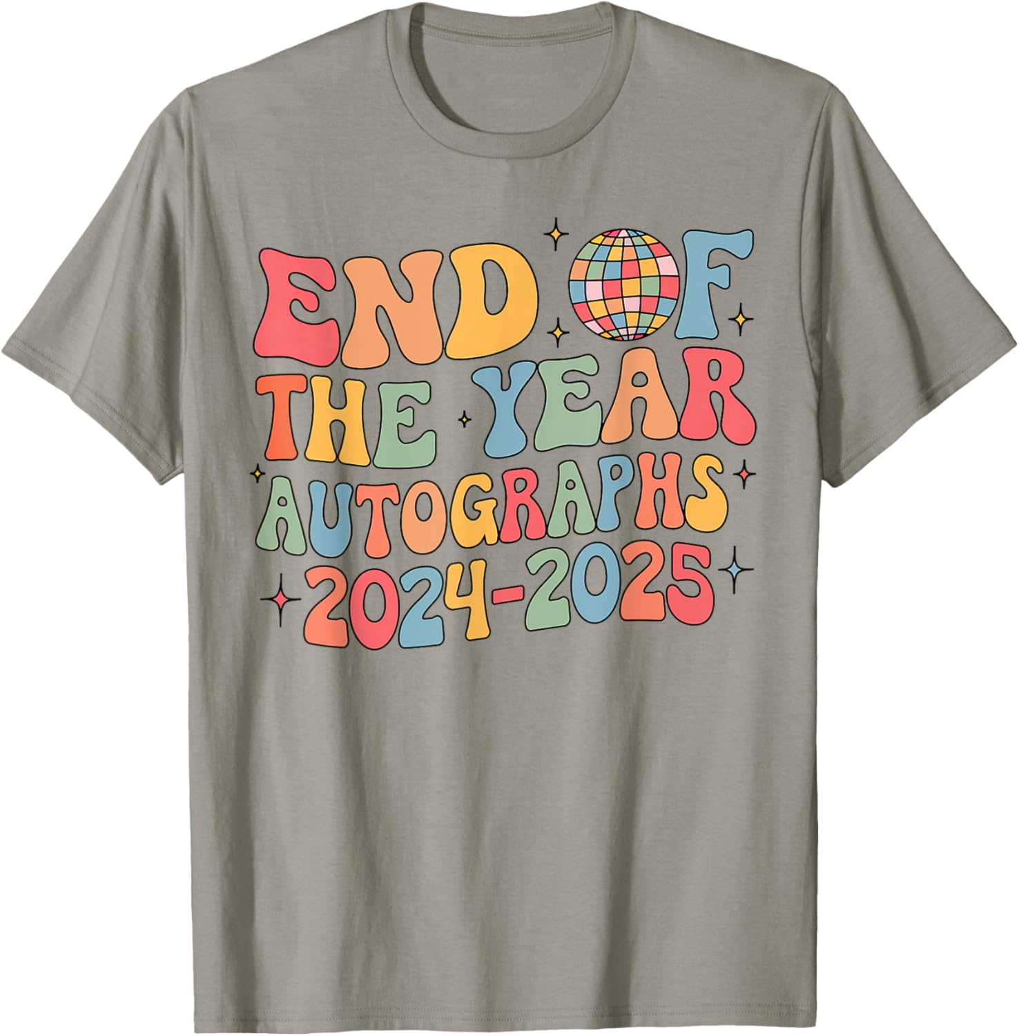 End of Year Autographs T-Shirt for Last Day of School 2024/2025 - 1