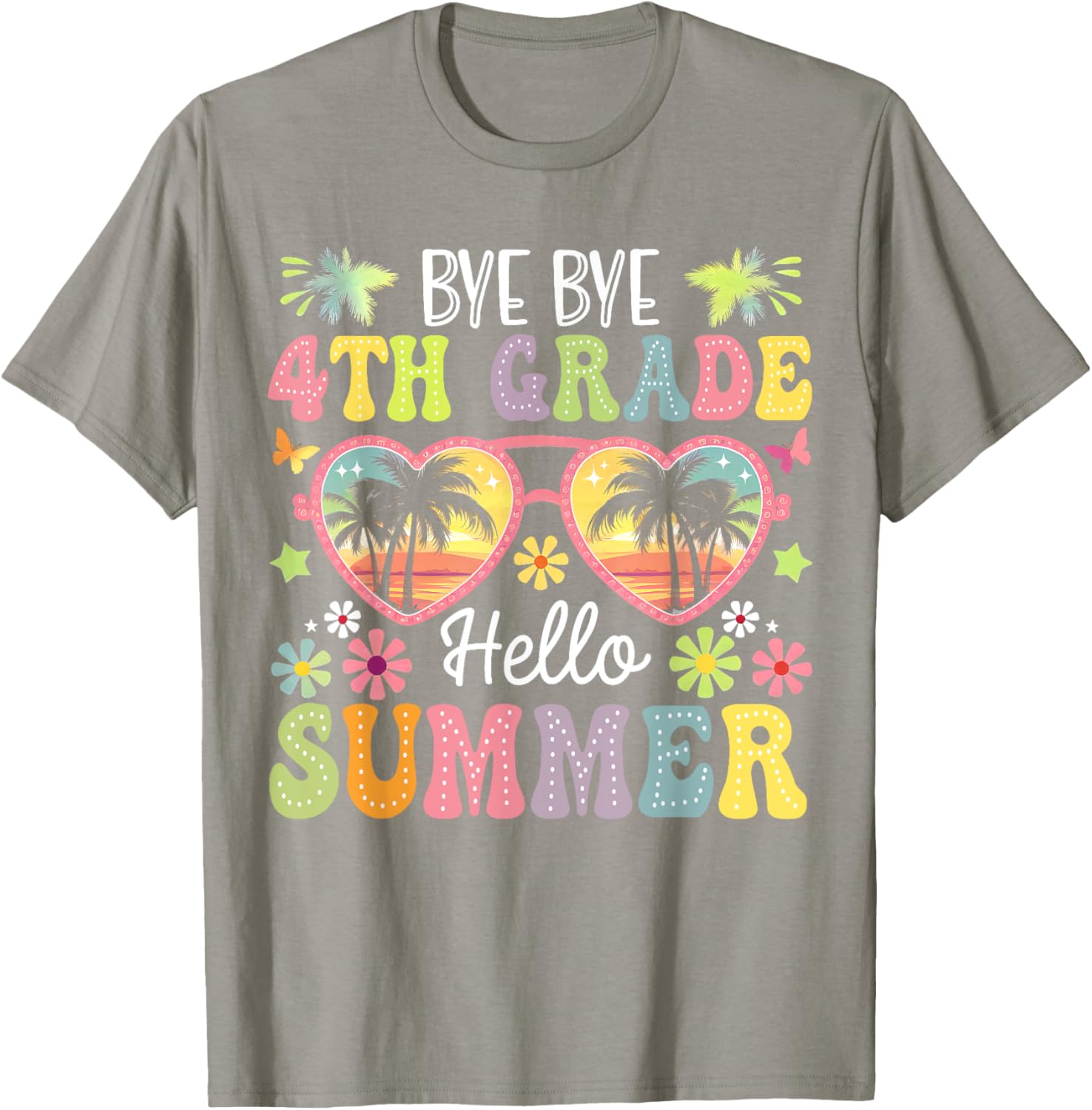 Goodbye 4th Grade Hello Summer Kids T-Shirt for Boys - Fun Last Day Style - 14