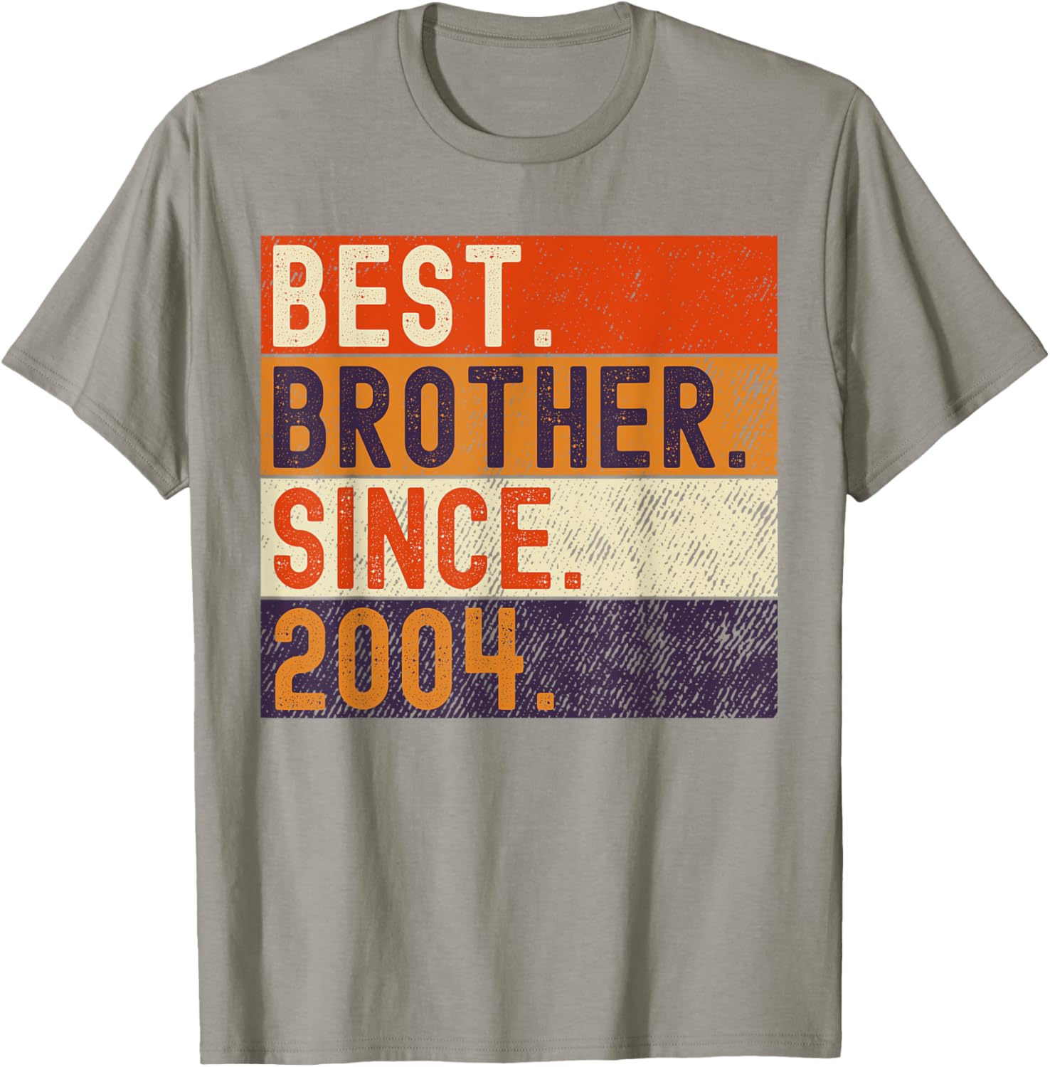 Vintage Best Brother Since 2004 Birthday T-Shirt for Family Celebrations - 11