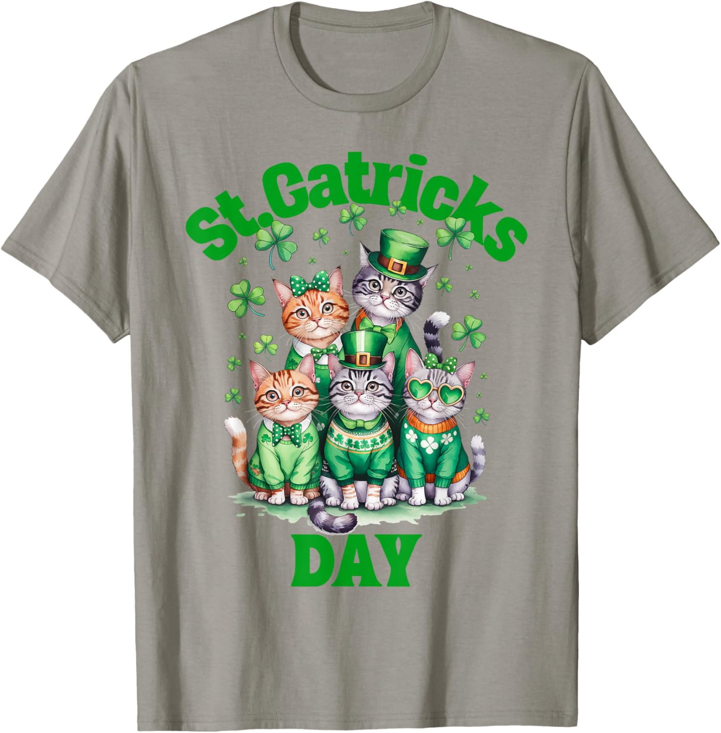St Patricks Day Cats T-Shirt for Fun Saint Pattys Celebrations - 20
