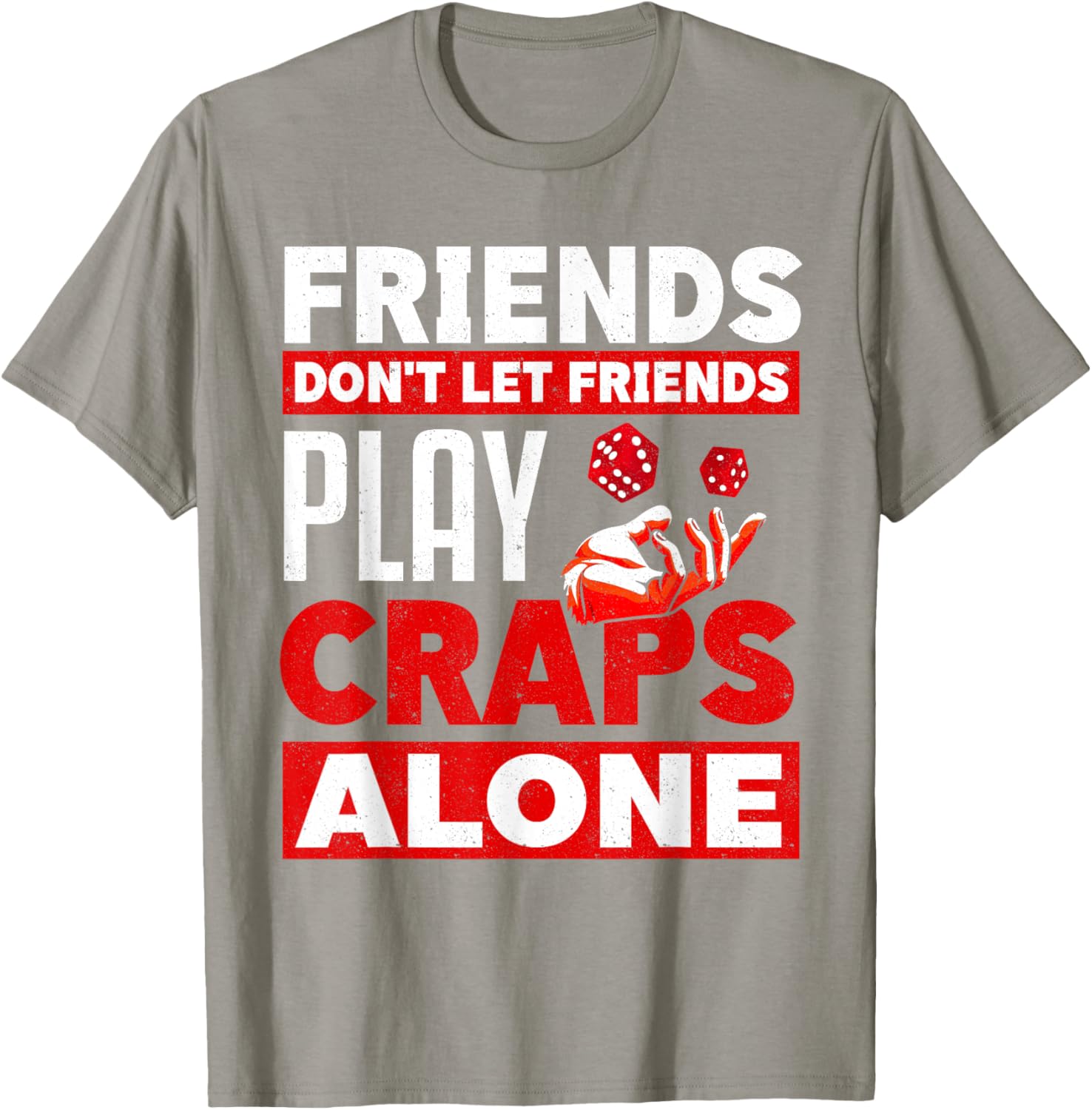 Funny Craps Dice Game T-Shirt for Gamblers - Perfect for Casual Wear - 6