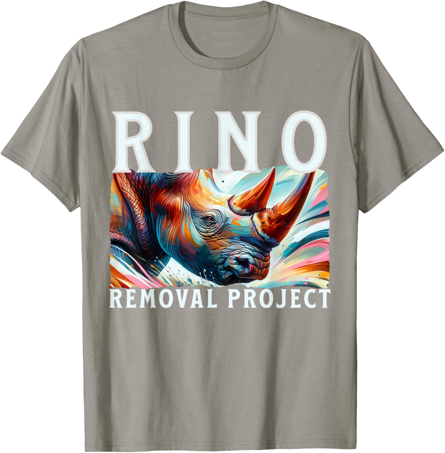 RINO Removal Project Satire T-Shirt for Republican Politics Enthusiasts - 7