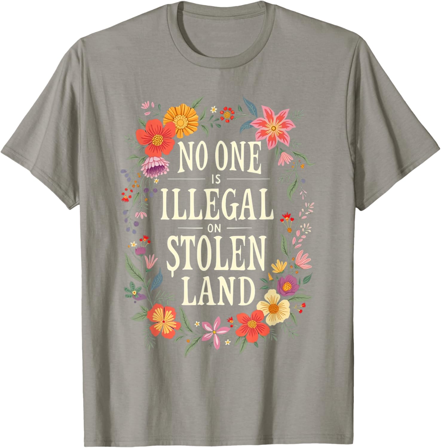Native American No One Is Illegal T-Shirt for Bold Statement Style - 2