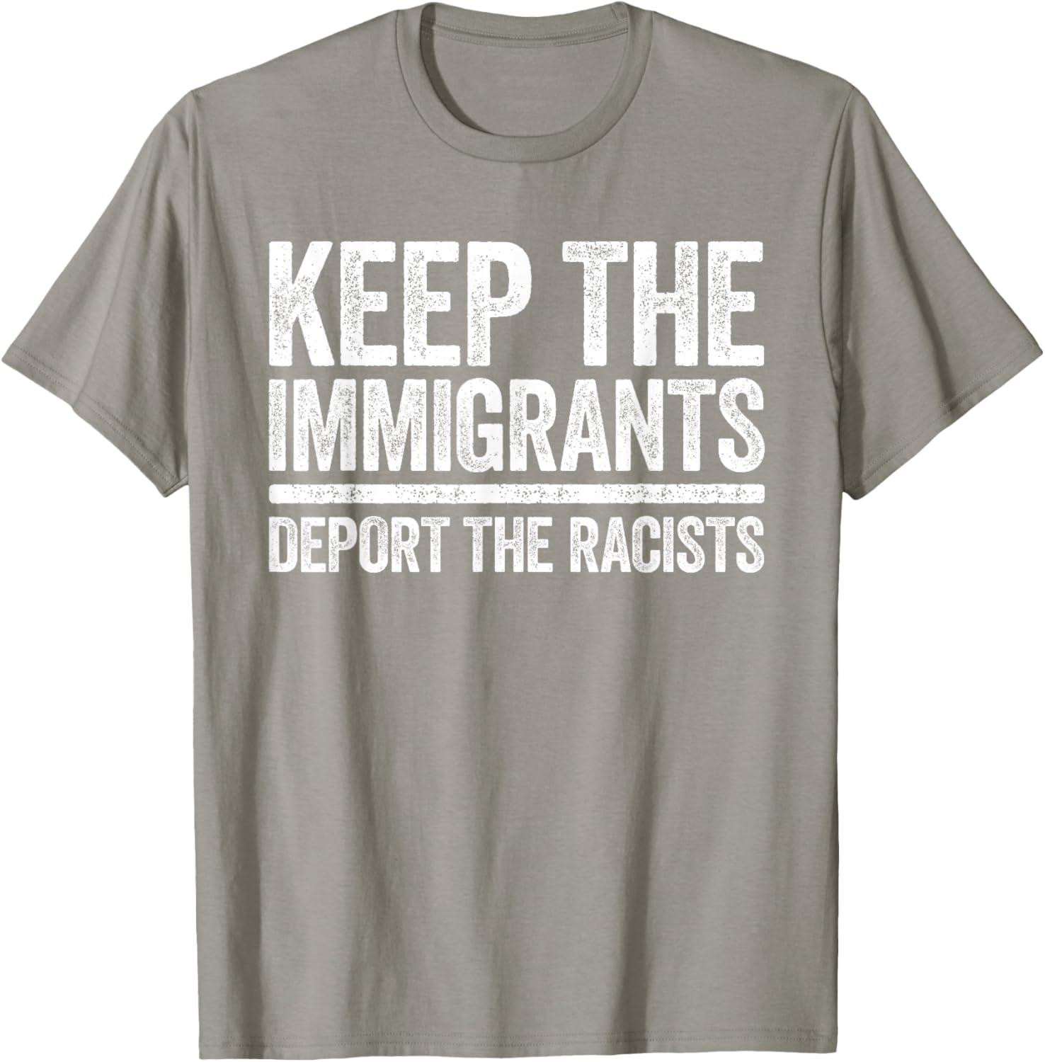 Pro Immigration Keep The Immigrants Deport The Racists T-Shirt for Activists - 10